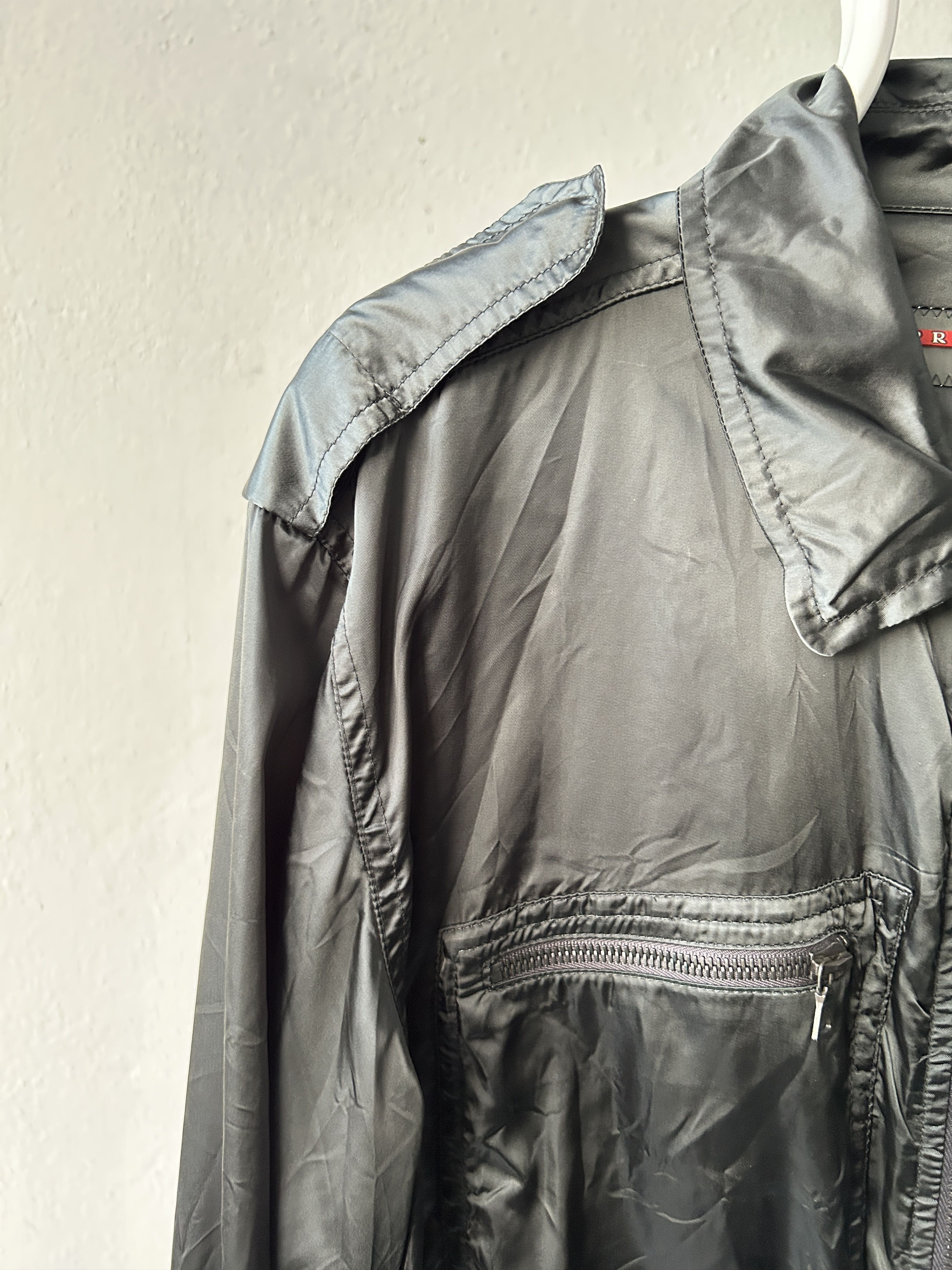 Prada Archive 2002-2005 Prada sport light nylon zip overshirt Size US XL / EU 56 / 4 - 5 Thumbnail