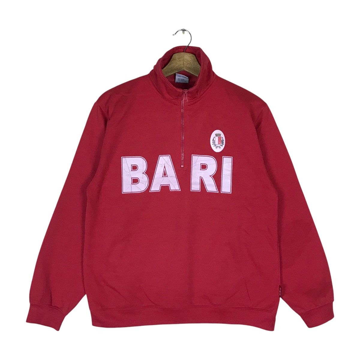 Vintage Vintage SKY Bari Quarter Zip Pullover Jumper Sweatshirt Size US M / EU 48-50 / 2 - 1 Thumbnail