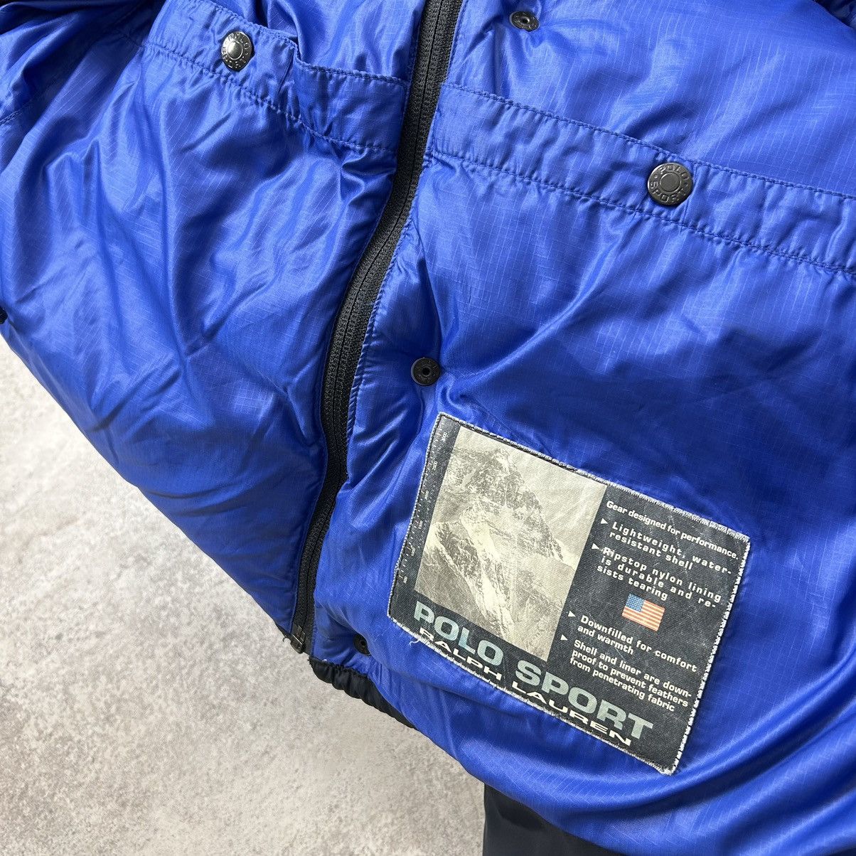 Polo Ralph Lauren × Vintage VTG 90s POLO SPORT RALPH LAUREN ARCTIC CHALLENGE DOWN JACKET Size US XL / EU 56 / 4 - 7 Thumbnail