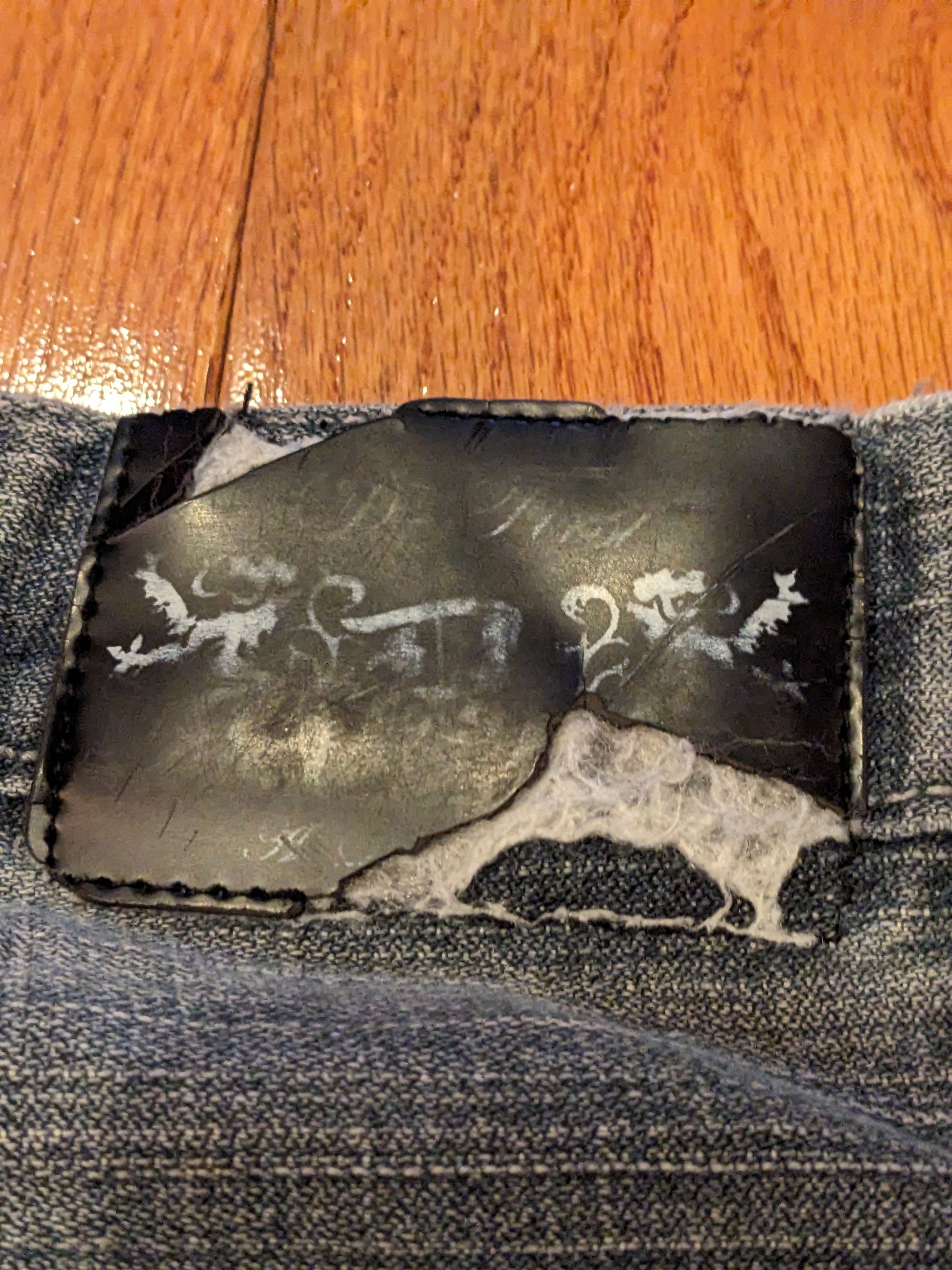 Gildan × Vintage Vintage Y2K D-First 34 x 34 Baggy Straight Blue Denim Jeans Size US 34 / EU 50 - 4 Thumbnail