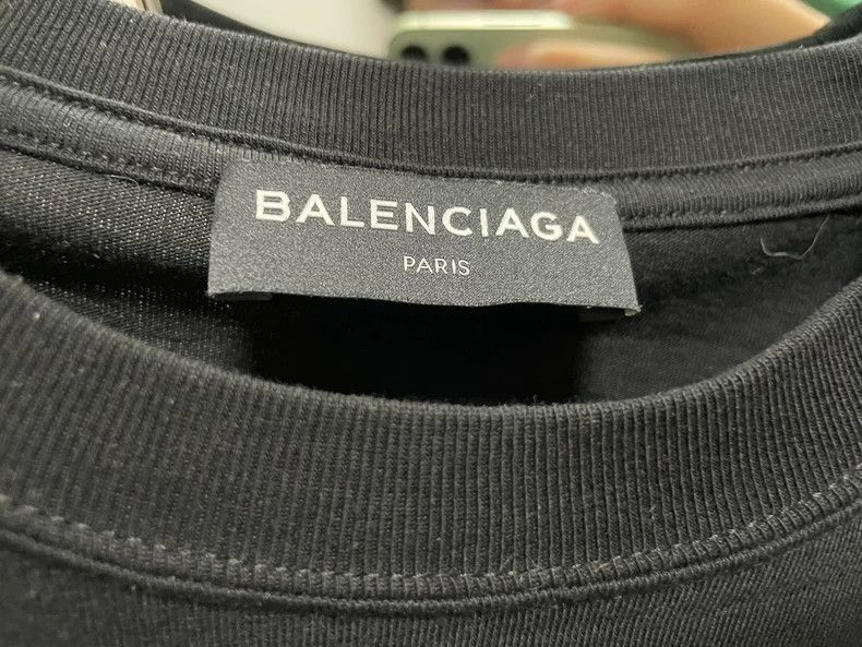 Balenciaga Balenciaga Double B Logo Black Short Sleeve, Size XS Size US XS / EU 42 / 0 - 4 Thumbnail