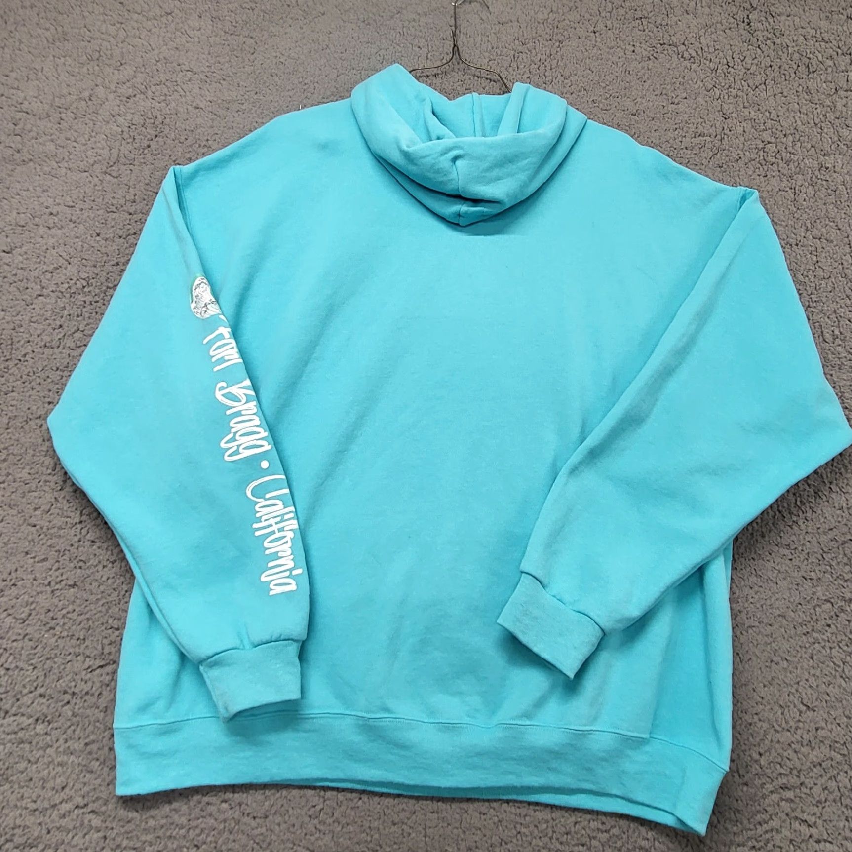 Vintage Fort Bragg California Happiness Comes In Waves Crewneck Hoodie Unisex 2XLT/2TG Shirt Hoodies? Size XXL / US 16-18 / IT 52-54 - 3 Thumbnail