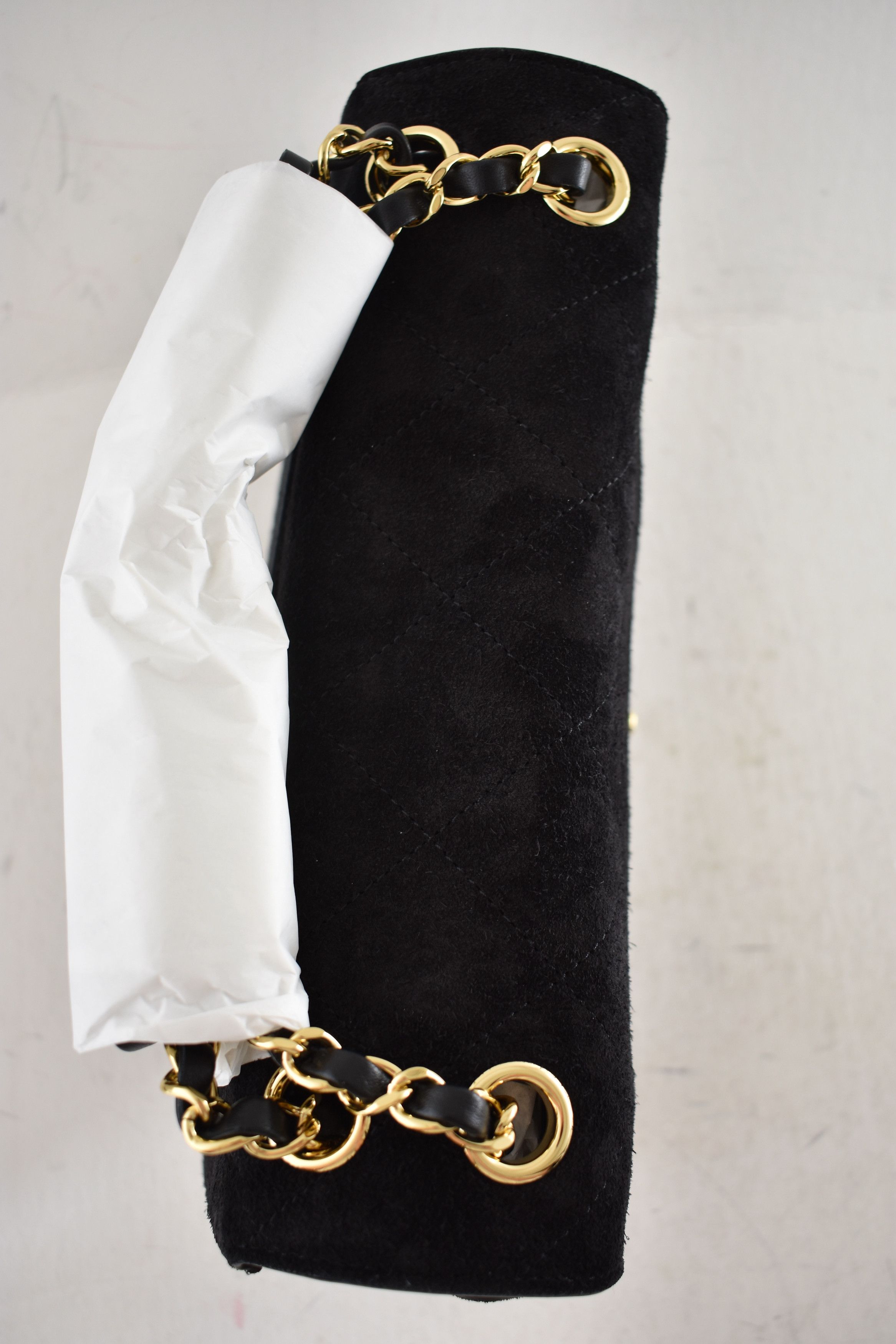 Chanel 26S Maxi Souplissimo Small Medium Suede CC Logo Flap Bag Size ONE SIZE - 11 Thumbnail
