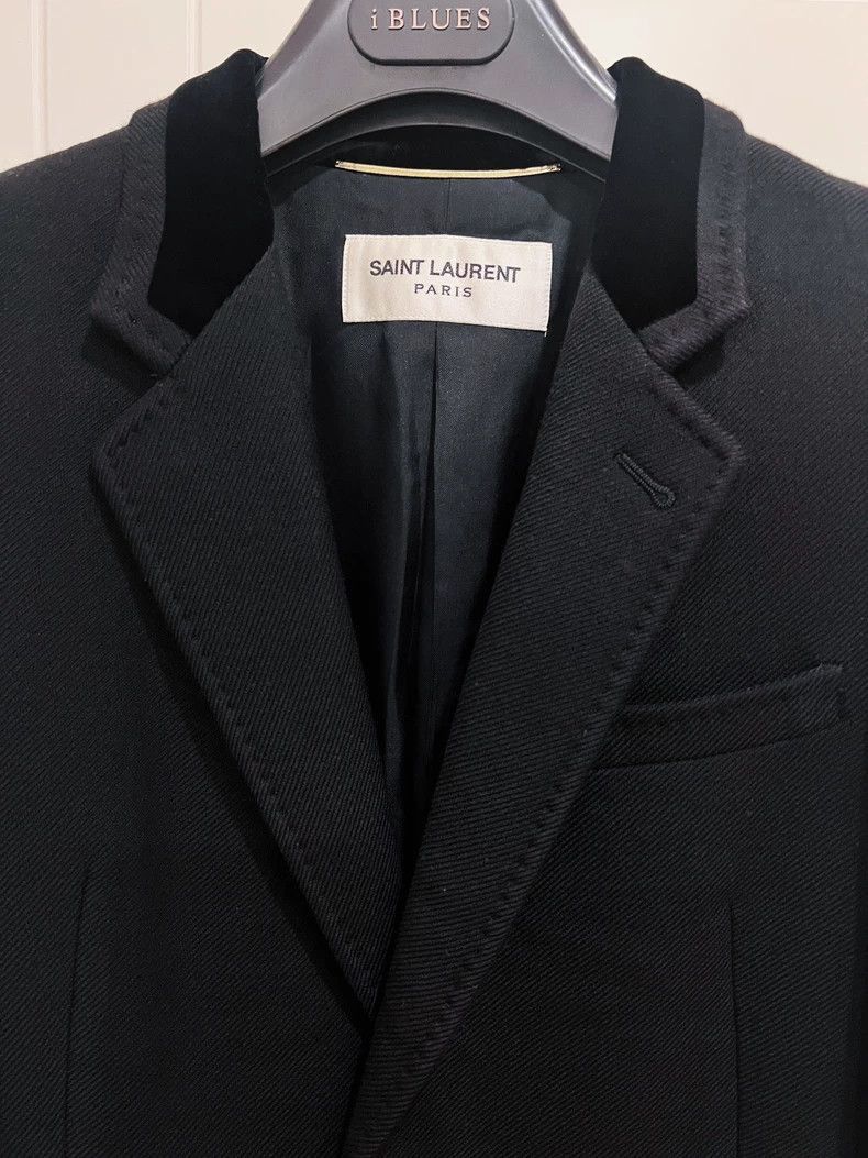 Saint Laurent Le Smoking Wool Coat-
