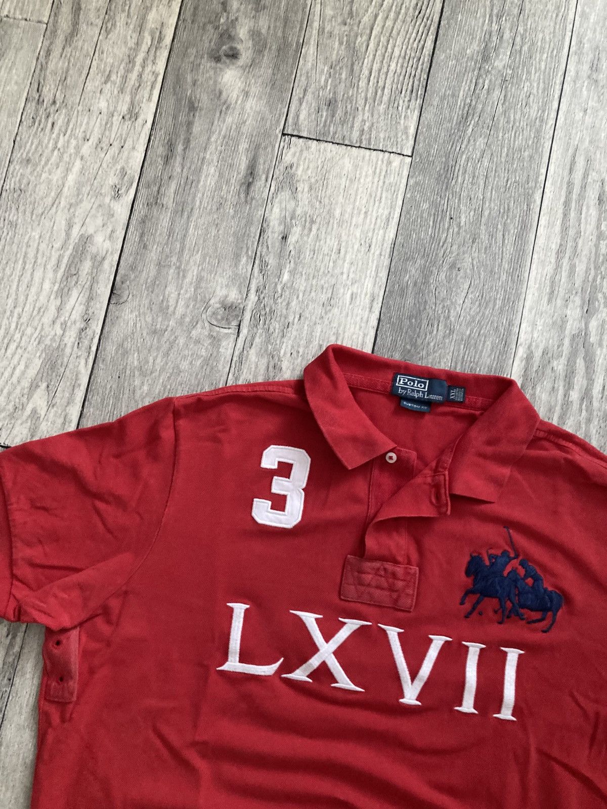 Polo Ralph Lauren × Vintage Vintage Ralph Lauren polo t-shirt tee chief keef Y2k drip Size US XXL / EU 58 / 5 - 4 Thumbnail