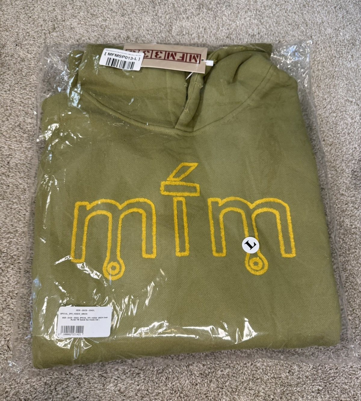 murd333r.fm Murd333r FM Special Ops Hoodie (Green) Size US L / EU 52-54 / 3 - 7 Thumbnail