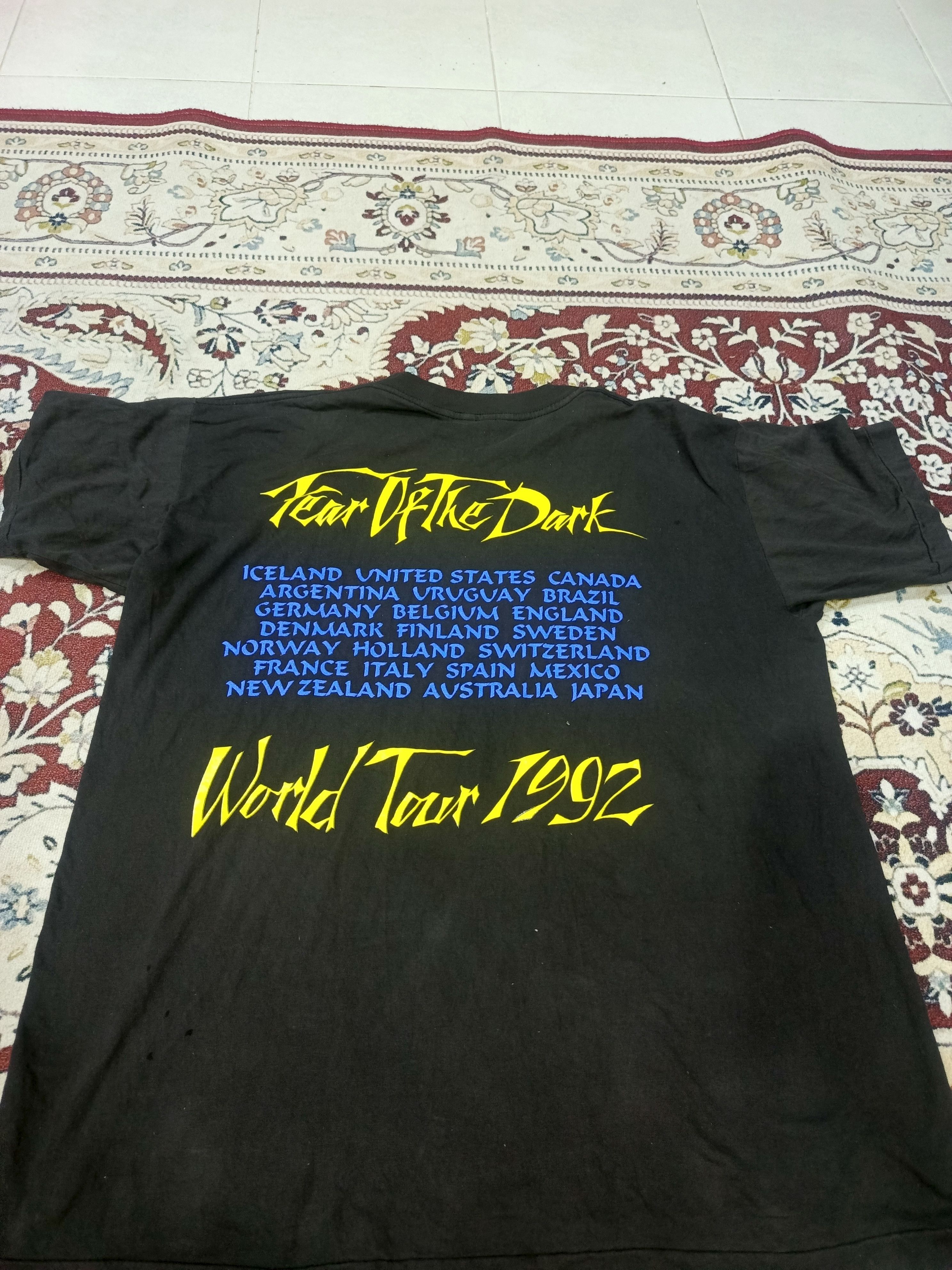 Iron Maiden Vintage 90s iron maiden Size US XL / EU 56 / 4 - 2 Thumbnail