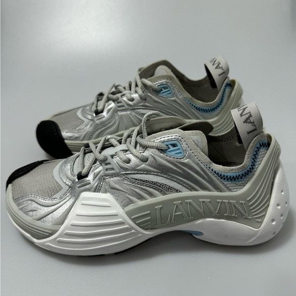 Lanvin Lanvin Flash-X Sneakers Silver Men’s Size EU 39/US 6 Size US 6 / EU 39 - 3 Thumbnail
