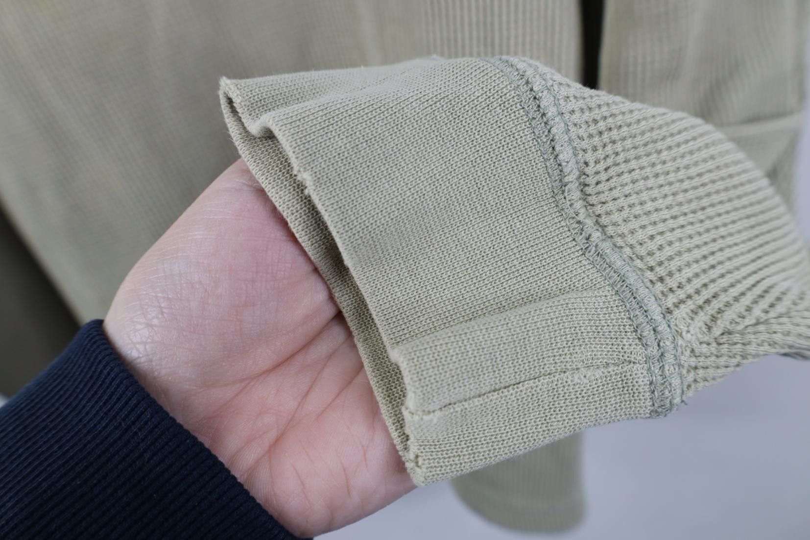 Vintage Vintage 90s Streetwear Thermal Waffle Knit Henley T-Shirt Size US L / EU 52-54 / 3 - 11 Thumbnail