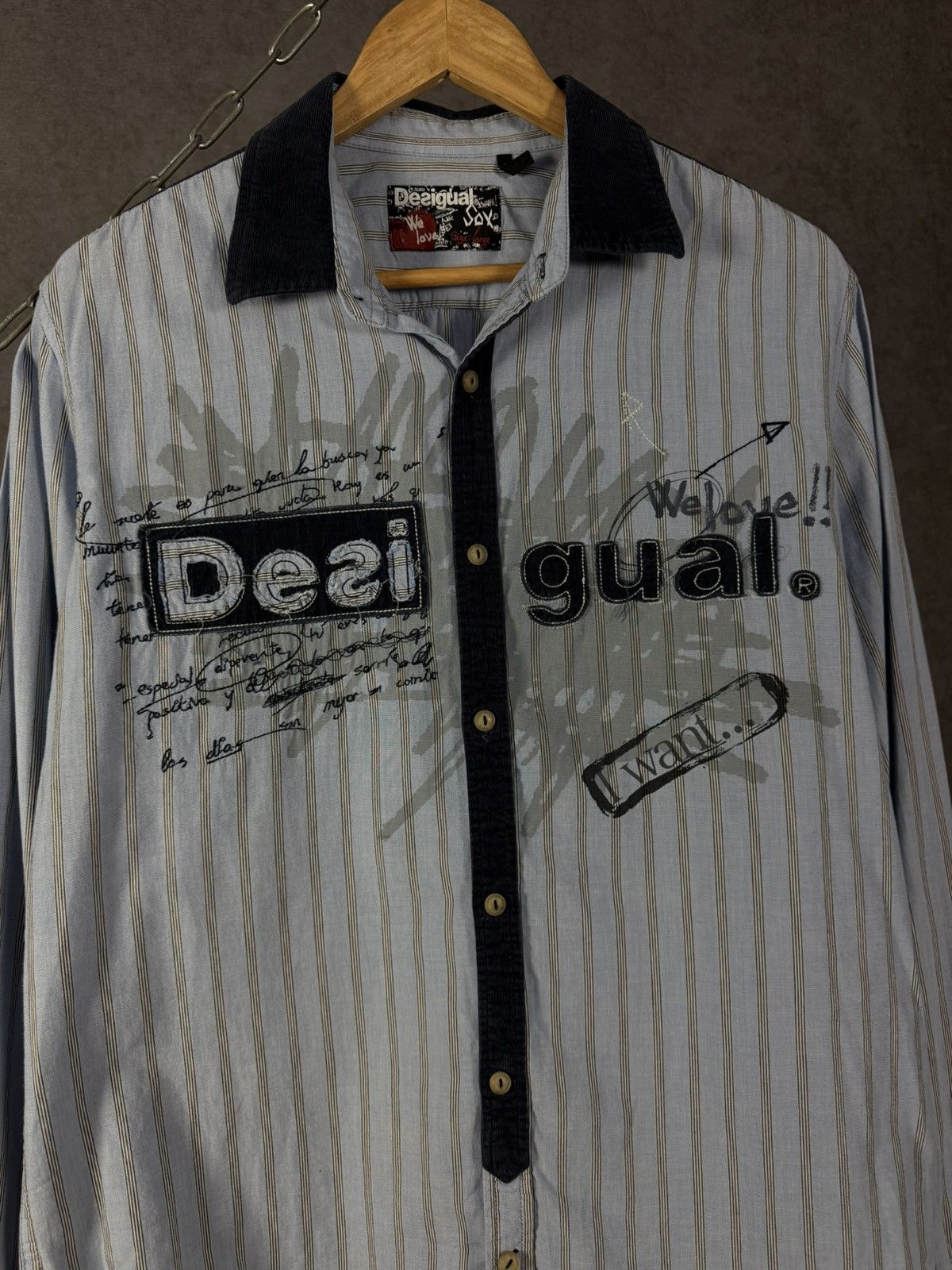 Desigual Desigual art crazy designer shirt Size US L / EU 52-54 / 3 - 3 Thumbnail