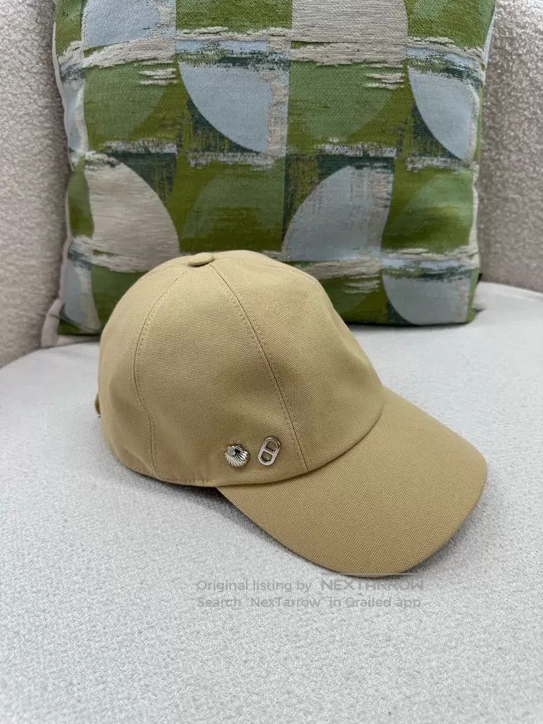 Hermes Hermes size 58 Khaki Pig Nose Shell Baseball Cap Size ONE SIZE - 1 Thumbnail