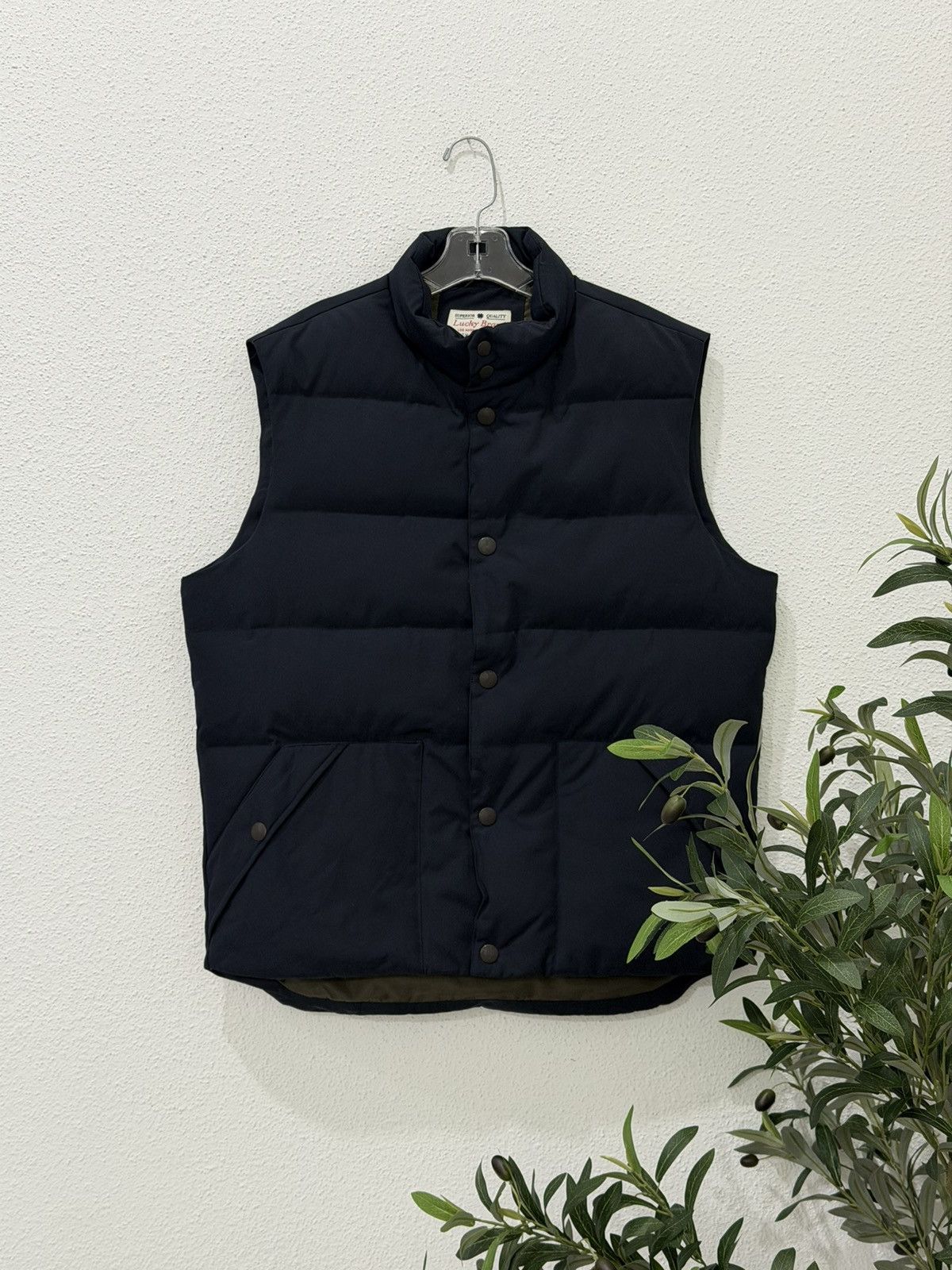 Lucky Brand Lucky Brand Ski Puffer Vest Dark Blue Down Heavyweight Large Size US L / EU 52-54 / 3 - 1 Thumbnail