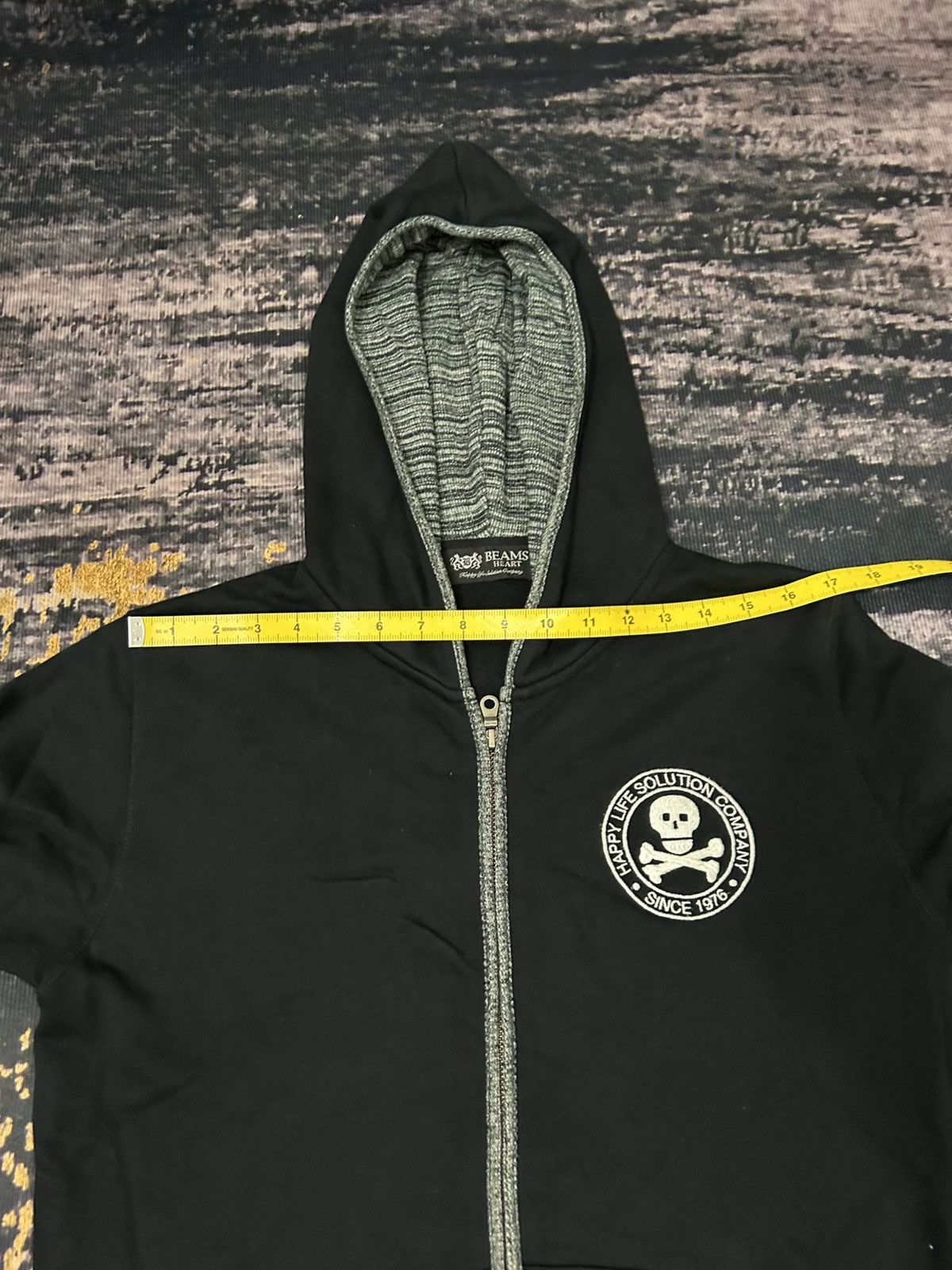 Beams Plus Beams Heart Skull Zip Hoodie Size US M / EU 48-50 / 2 - 14 Thumbnail
