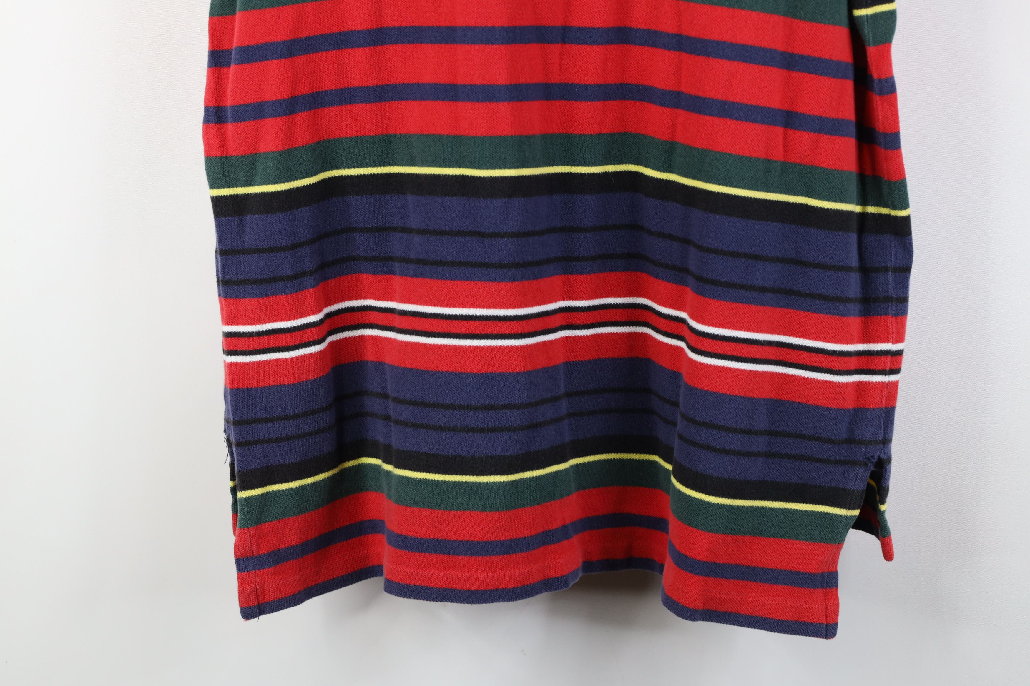 Polo Ralph Lauren Vintage 90s Ralph Lauren Striped Collared Golf Polo Shirt Size US L / EU 52-54 / 3 - 13 Thumbnail