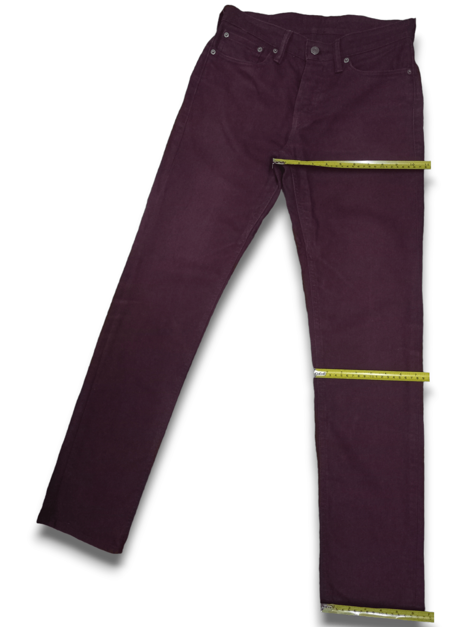 Levi's × Levi's Vintage Clothing Vintage Levis 511 Slim Style Maroon Denim Pants Size US 30 / EU 46 - 12 Thumbnail