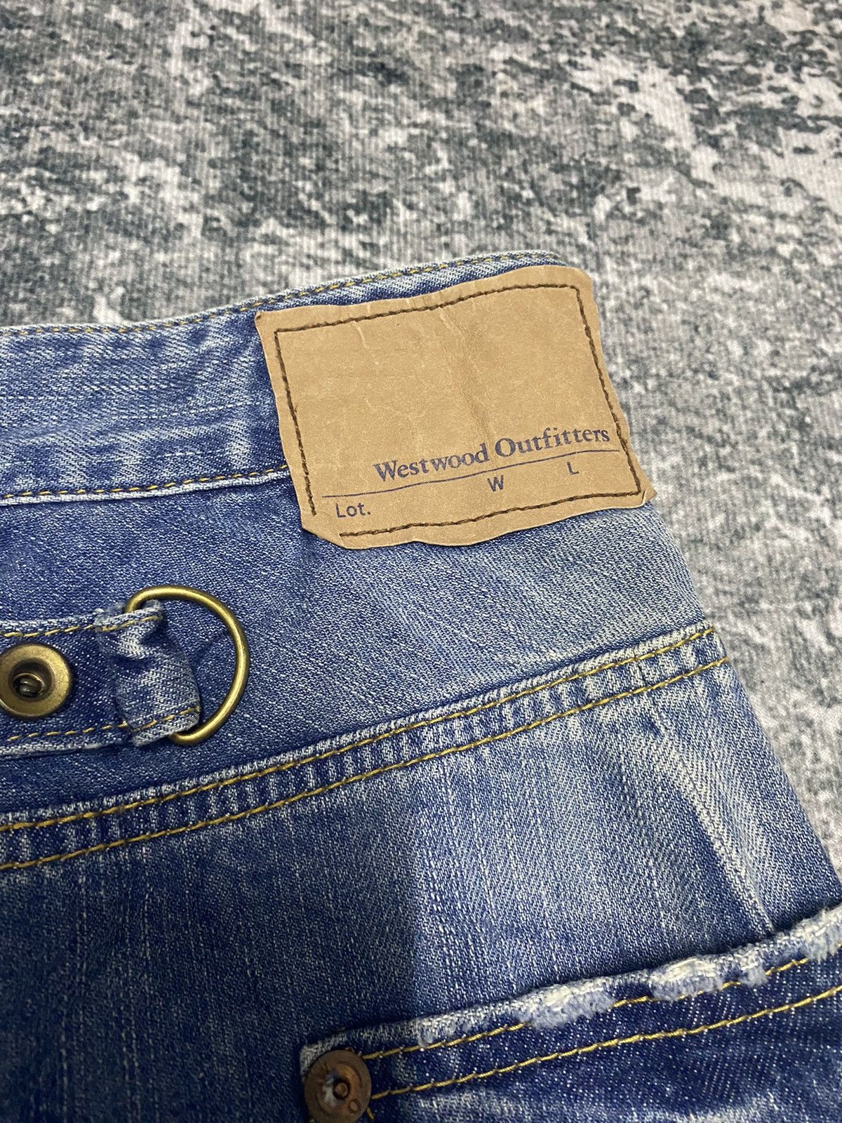 Japanese Brand Westwood Outfitters Denim Jeans Mini Skirt Size 30" / US 8 / IT 44 - 12 Thumbnail