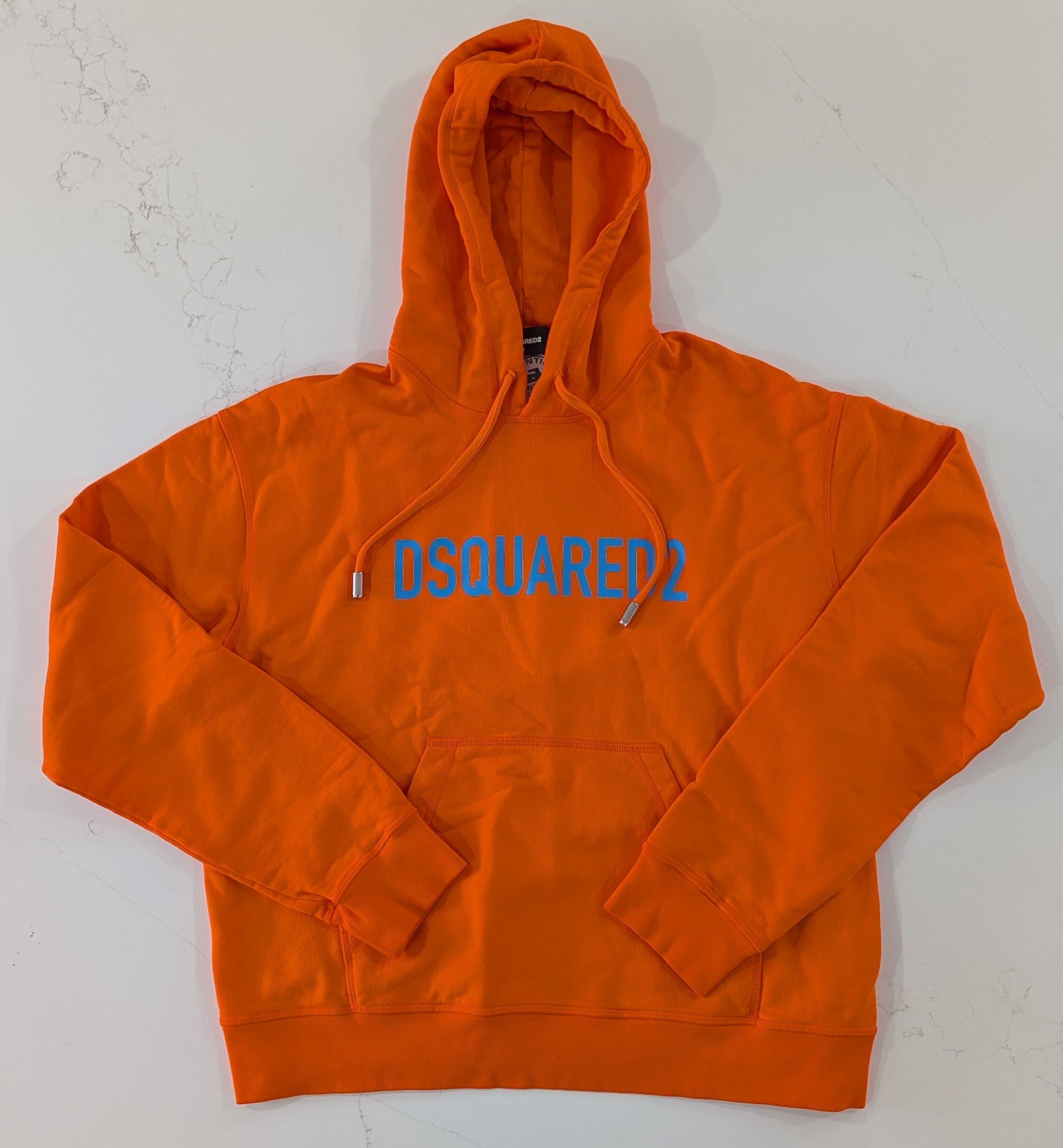 Dsquared2 DSquared2 Men's Technicolour Hoodie Orange Size Medium Size US M / EU 48-50 / 2 - 1 Thumbnail