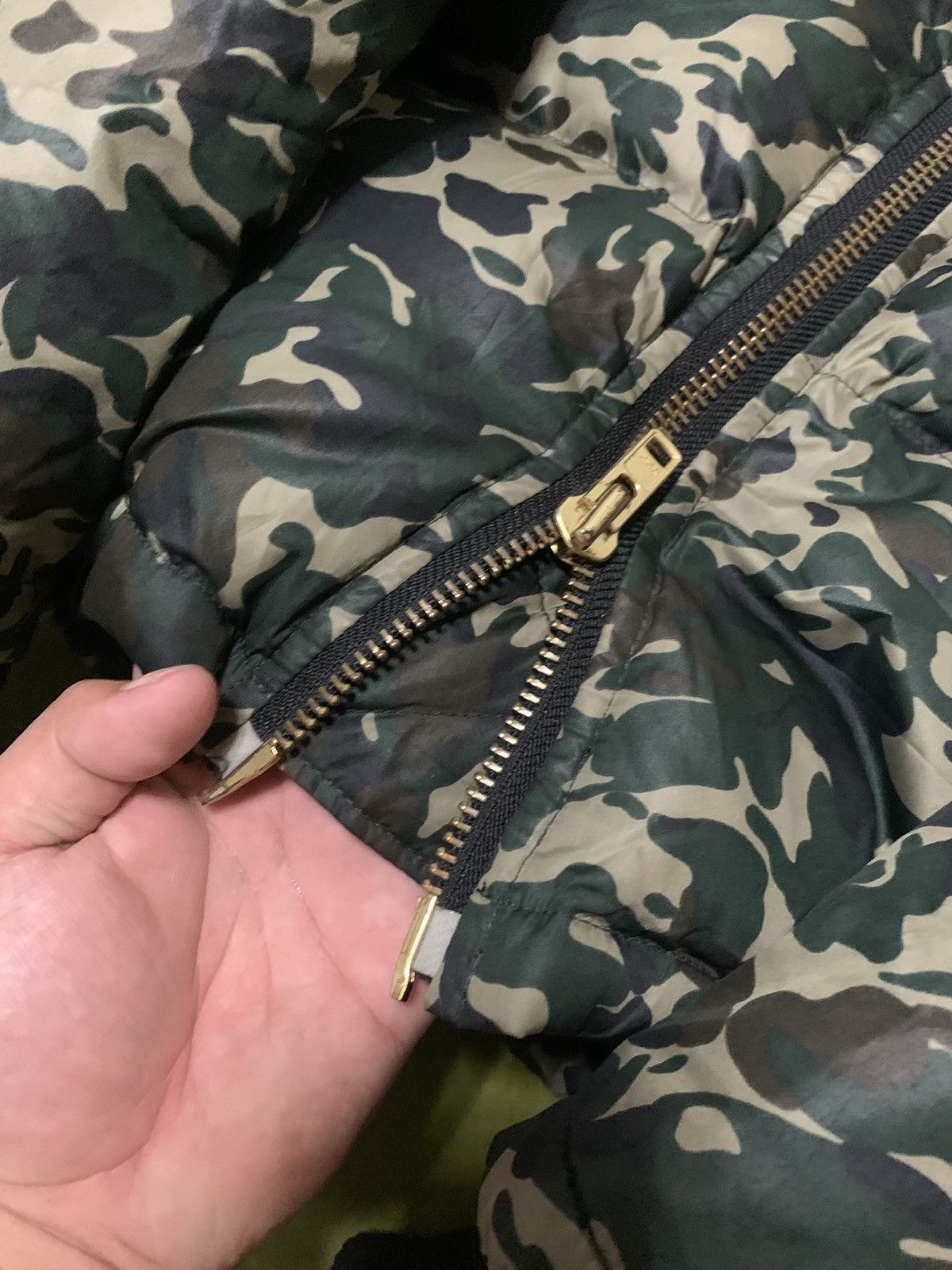 Evisu × Japanese Brand Evisu Genes Camouflage Dual Full-zip Puffer Jacket Size US L / EU 52-54 / 3 - 4 Thumbnail