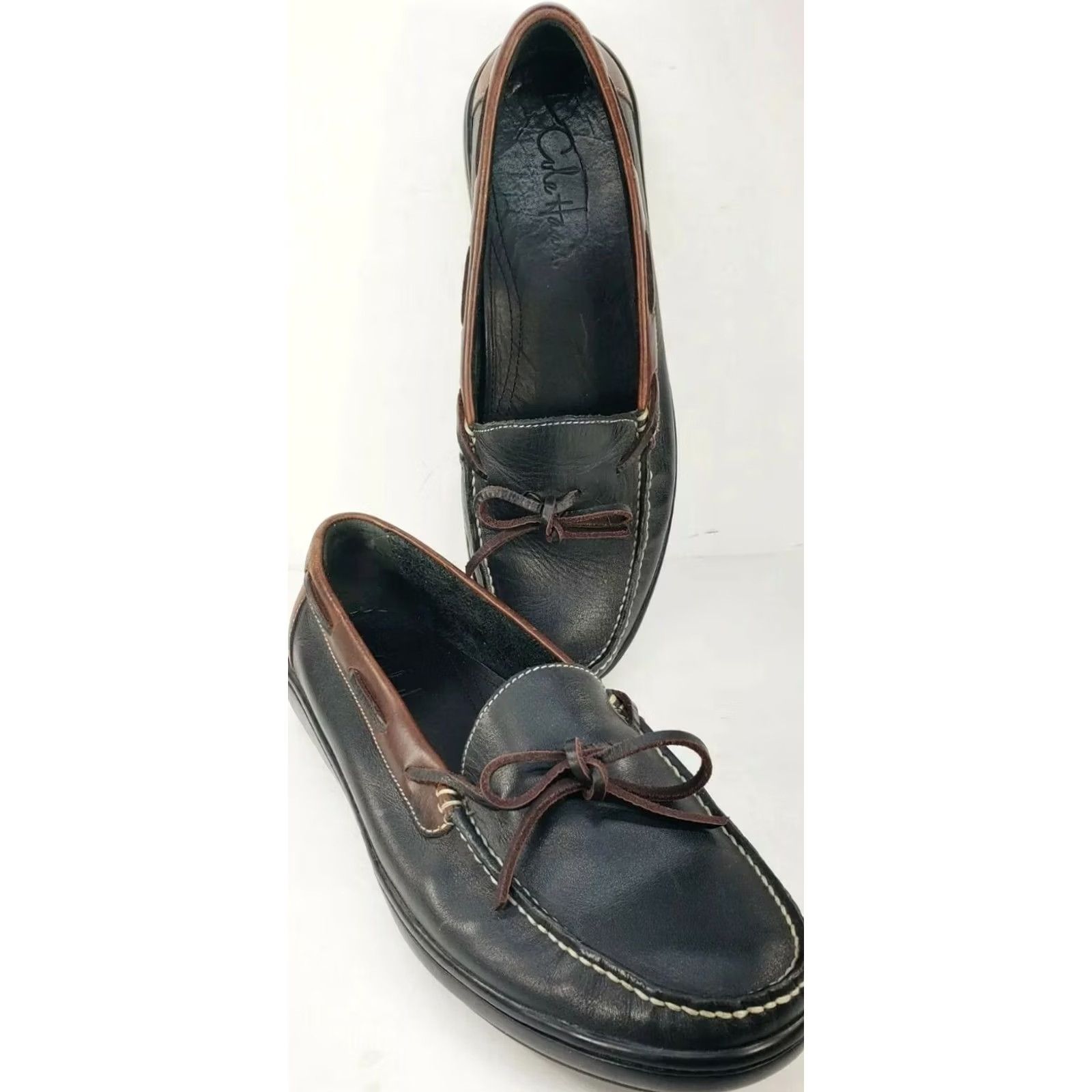 Cole Haan Cole Haan Country Black/Brown Leather Slip-On Loafers Men’s 9.5M Size 9.5M Brown Black Leather Slip-On Loafers Men’s 9.5M Cole Haan Country Size US 10 / EU 43 - 3 Thumbnail