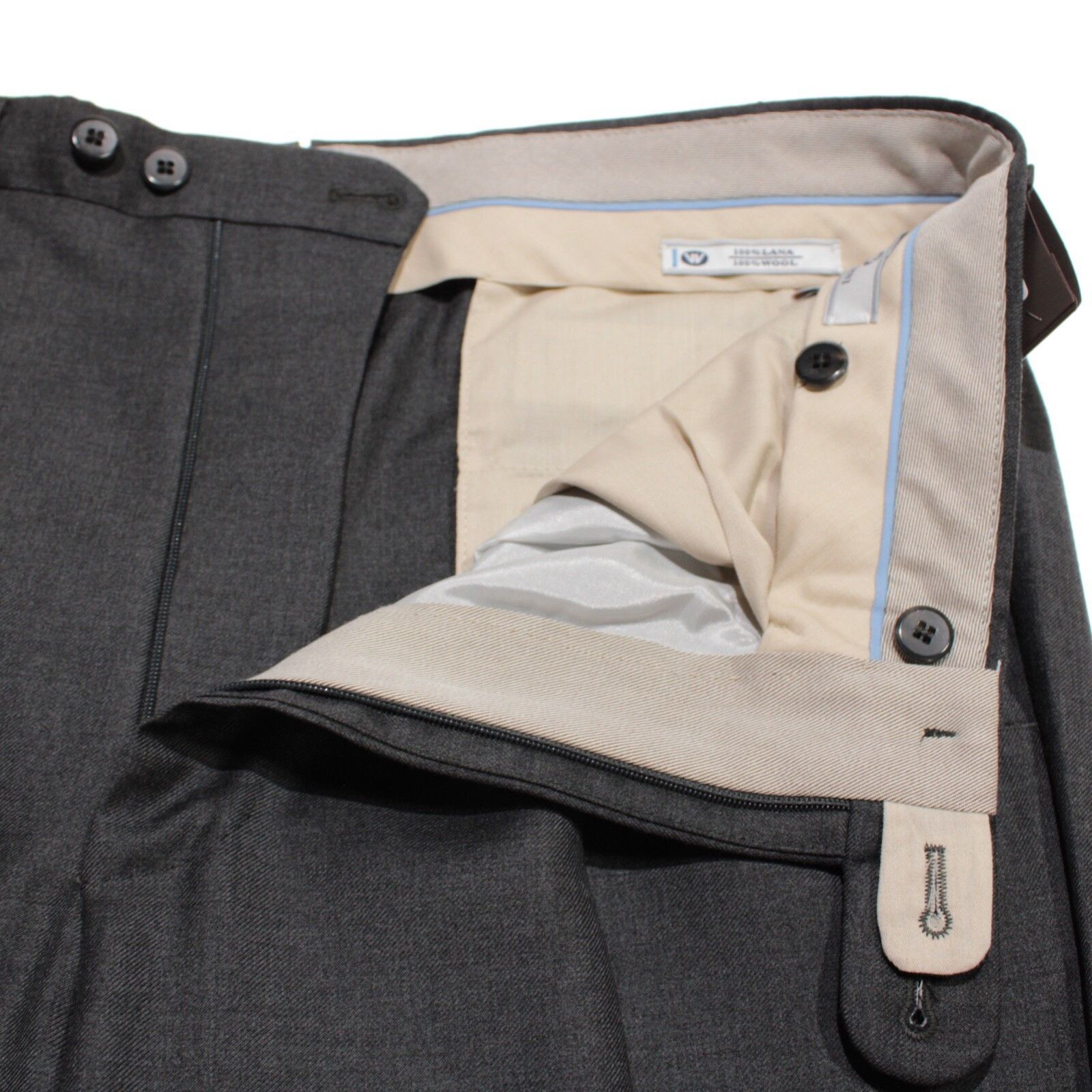 Other Valentini New with tags Dress Pants Size 34 US In Gray Size US 34 / EU 50 - 3 Thumbnail