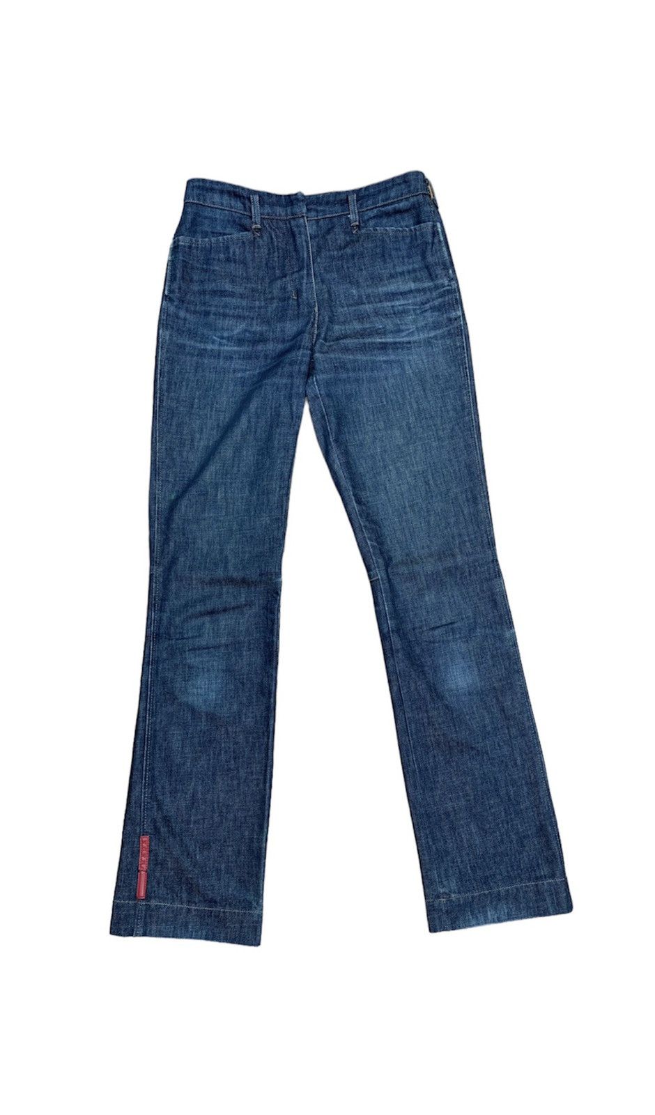 image of Prada Snap Buttons Blue Jeans (Rn 98339-Ca 34767), Women's (Size 27)