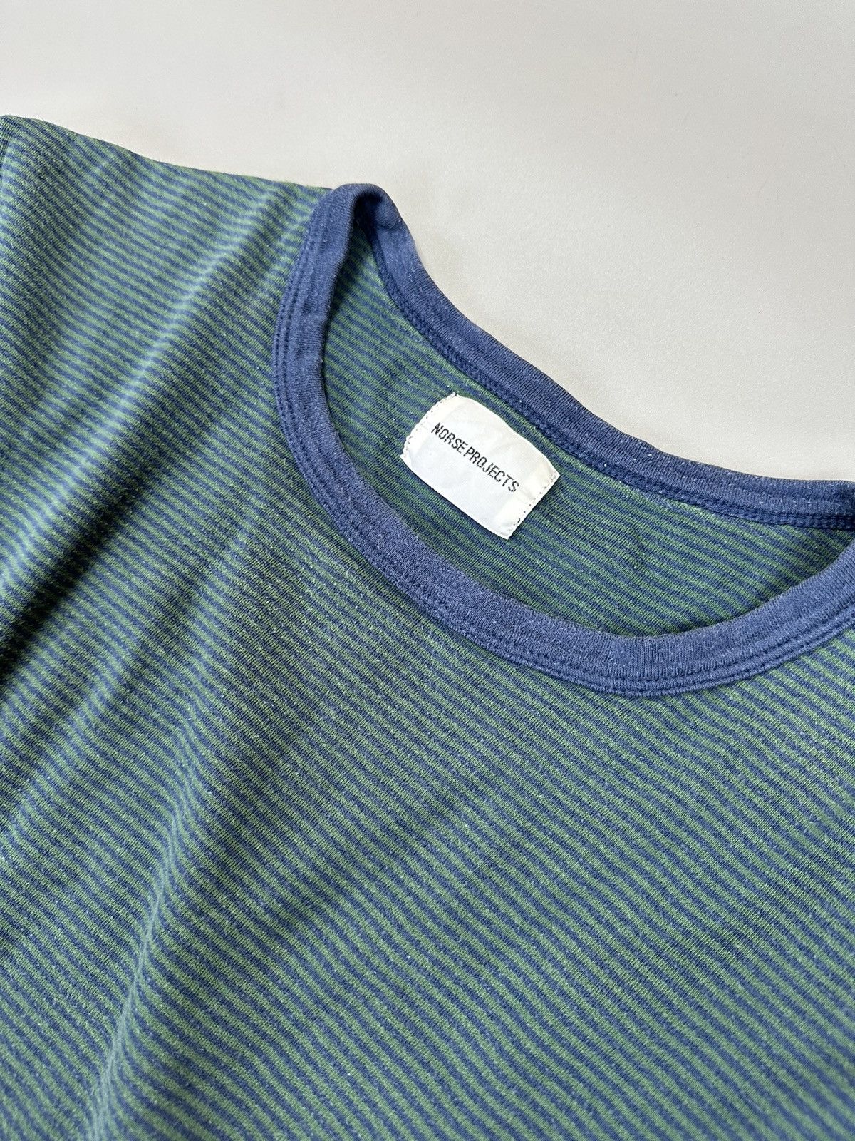 Norse Projects Norse Project Basic Tee Striped Size US M / EU 48-50 / 2 - 3 Thumbnail