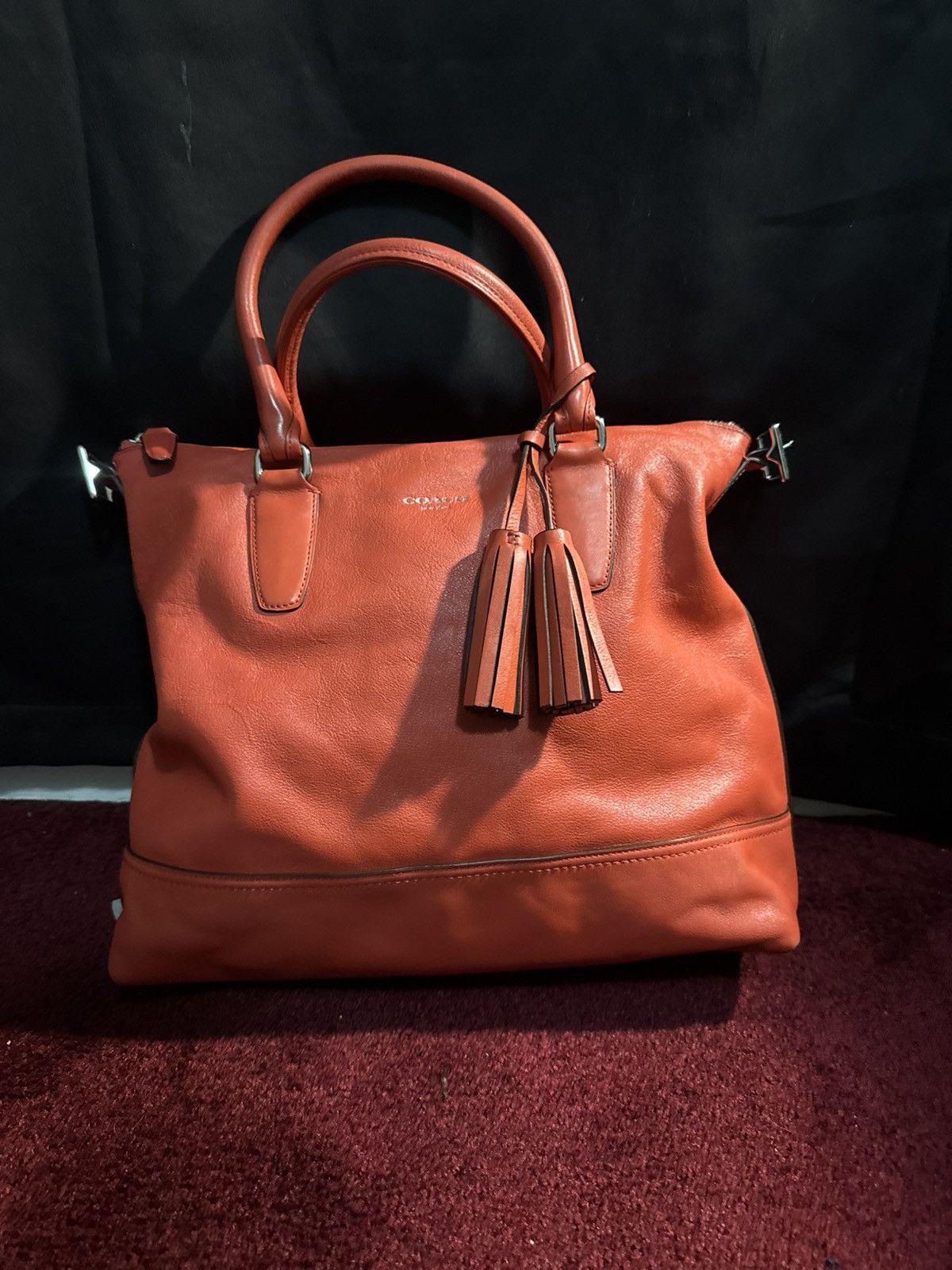 Coach Coach red legacy rory satchel Size ONE SIZE - 1 Thumbnail