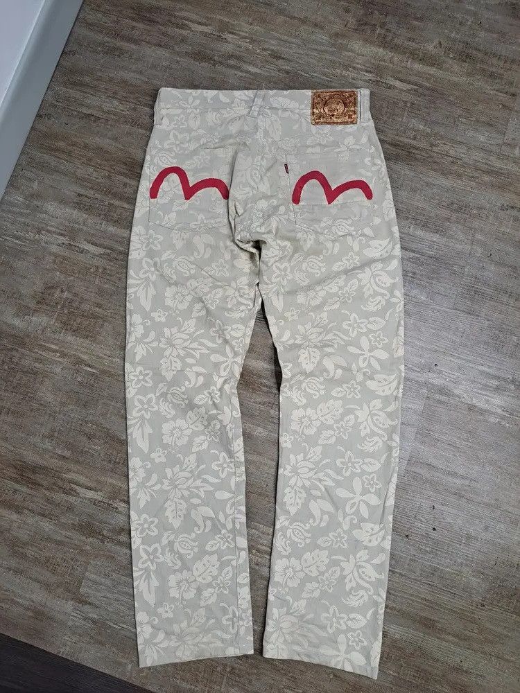 image of Evisu Seagull Floral Pattern, Men's (Size 30)