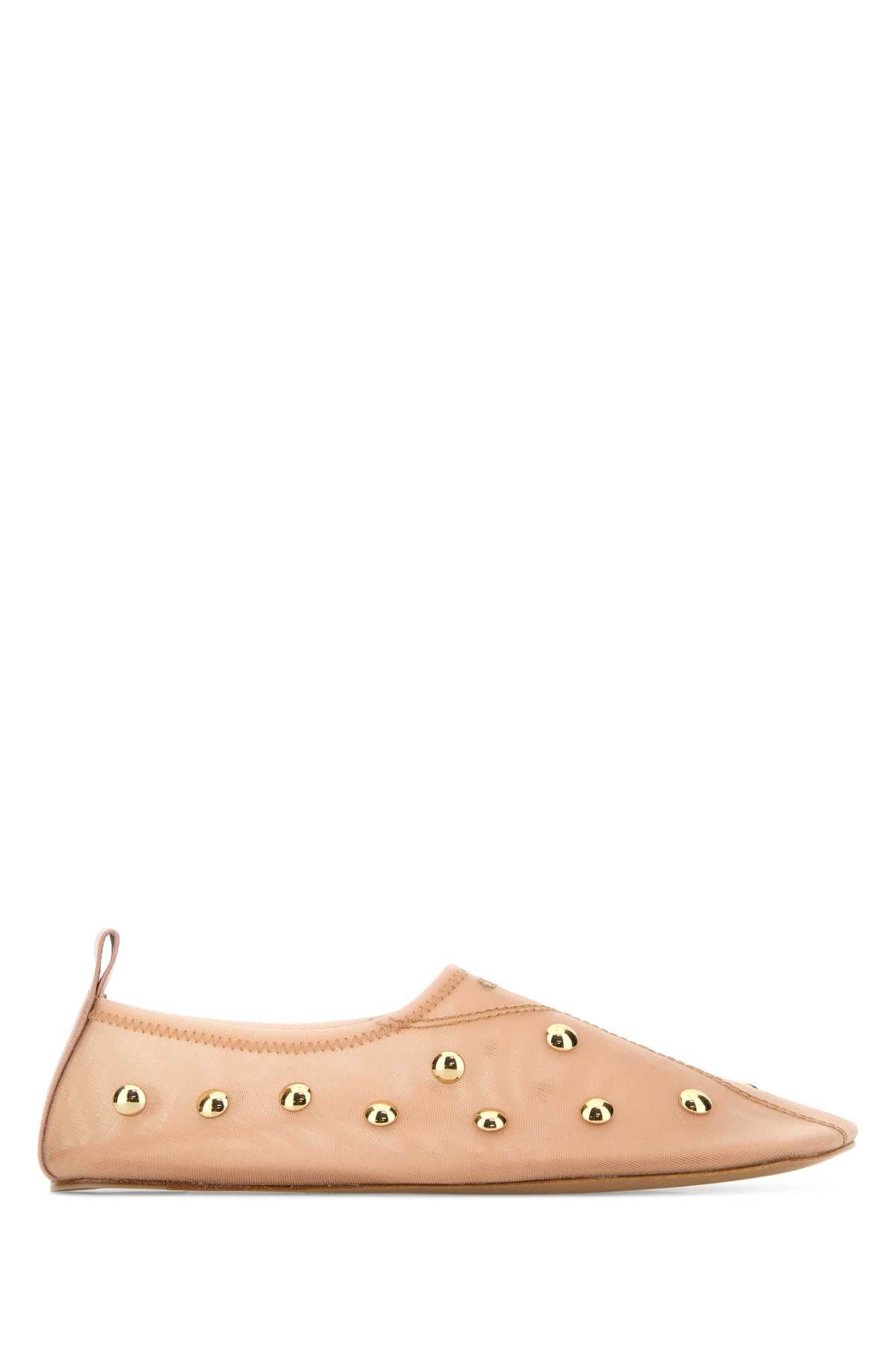 Chloe Pink Mesh Rita Ballerinas Size US 11 / IT 41 - 1 Thumbnail