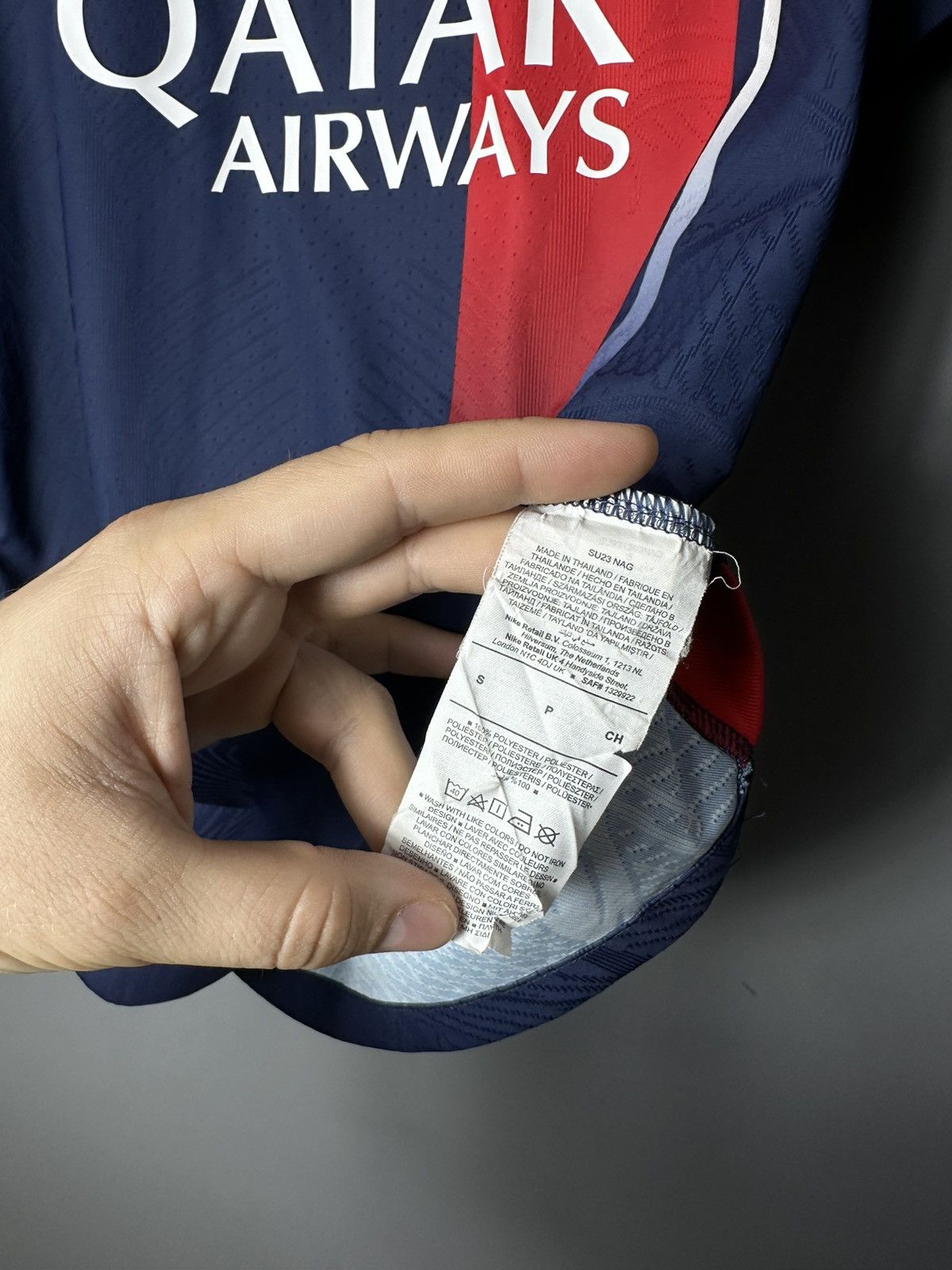Nike PSG Neymar 2023 Soccer Jersey Football Kit Shirt Size US S / EU 44-46 / 1 - 6 Thumbnail