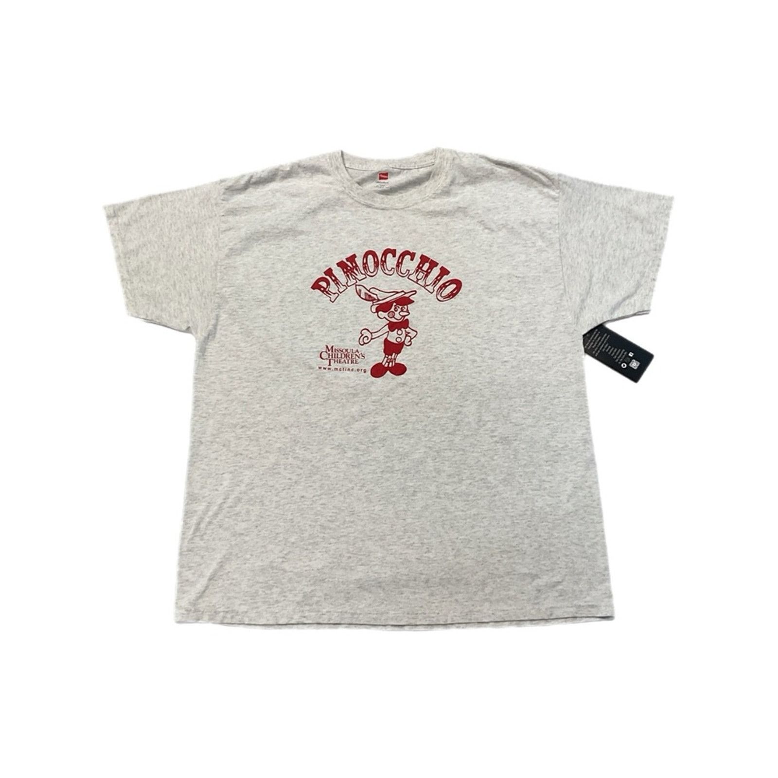 Hanes Missoula Children’s Theatre “Pinocchio” Play T-shirt Size US XL / EU 56 / 4 - 1 Thumbnail