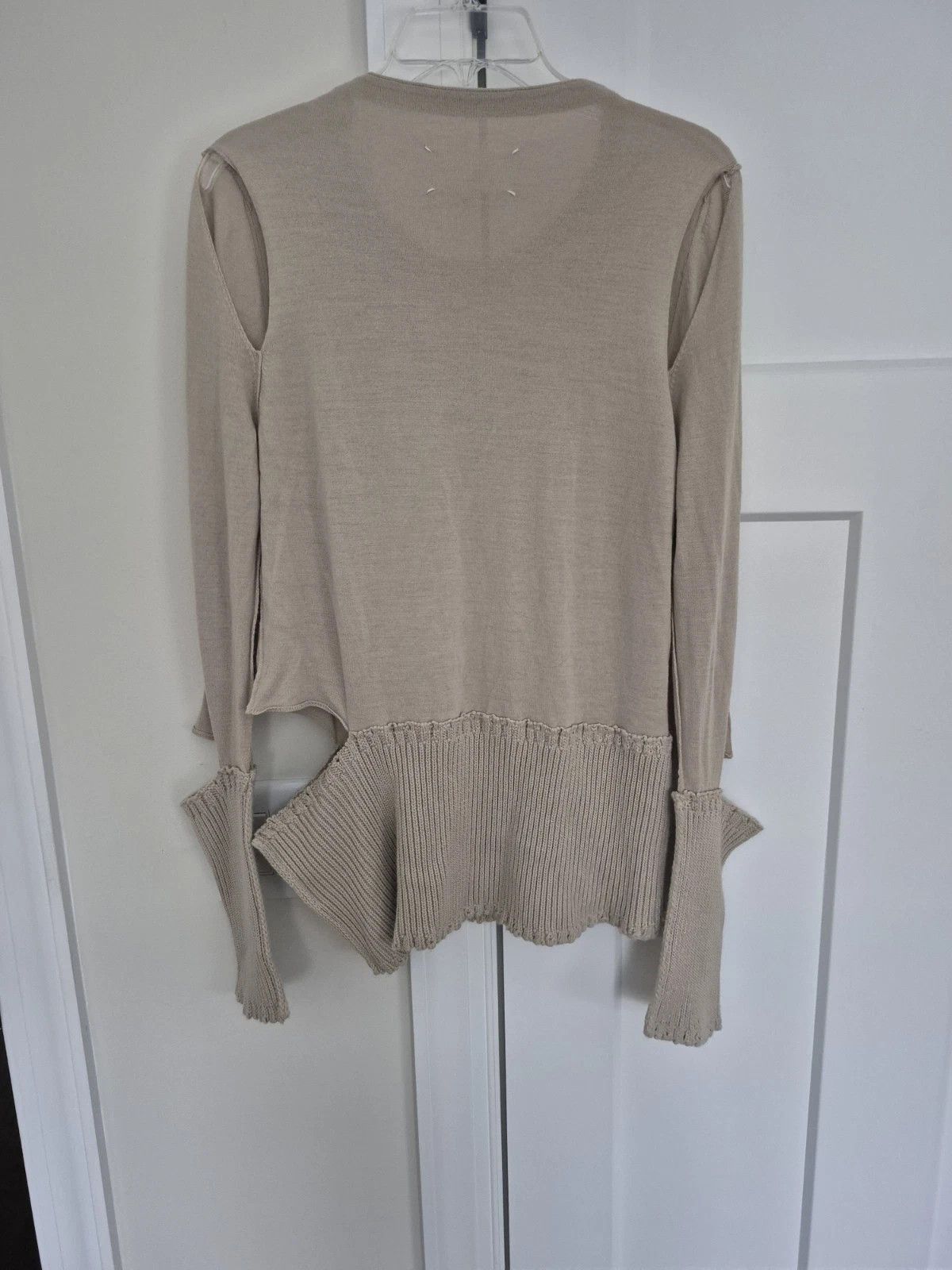 Maison Margiela Sweater Distressed Cut Out Long Sleeve Pullover Fall Winter Size M / US 6-8 / IT 42-44 - 3 Thumbnail