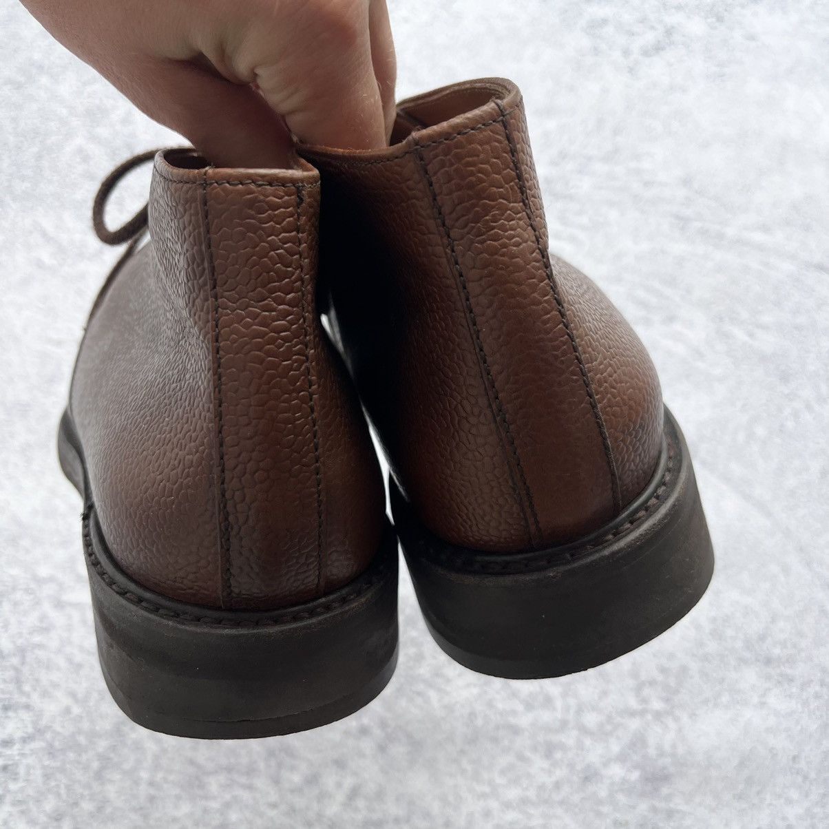 Berwick 1707 Berwick 1707 Chukka Leather Boot Dark Brown Grain Size US 8.5 / EU 41-42 - 5 Thumbnail