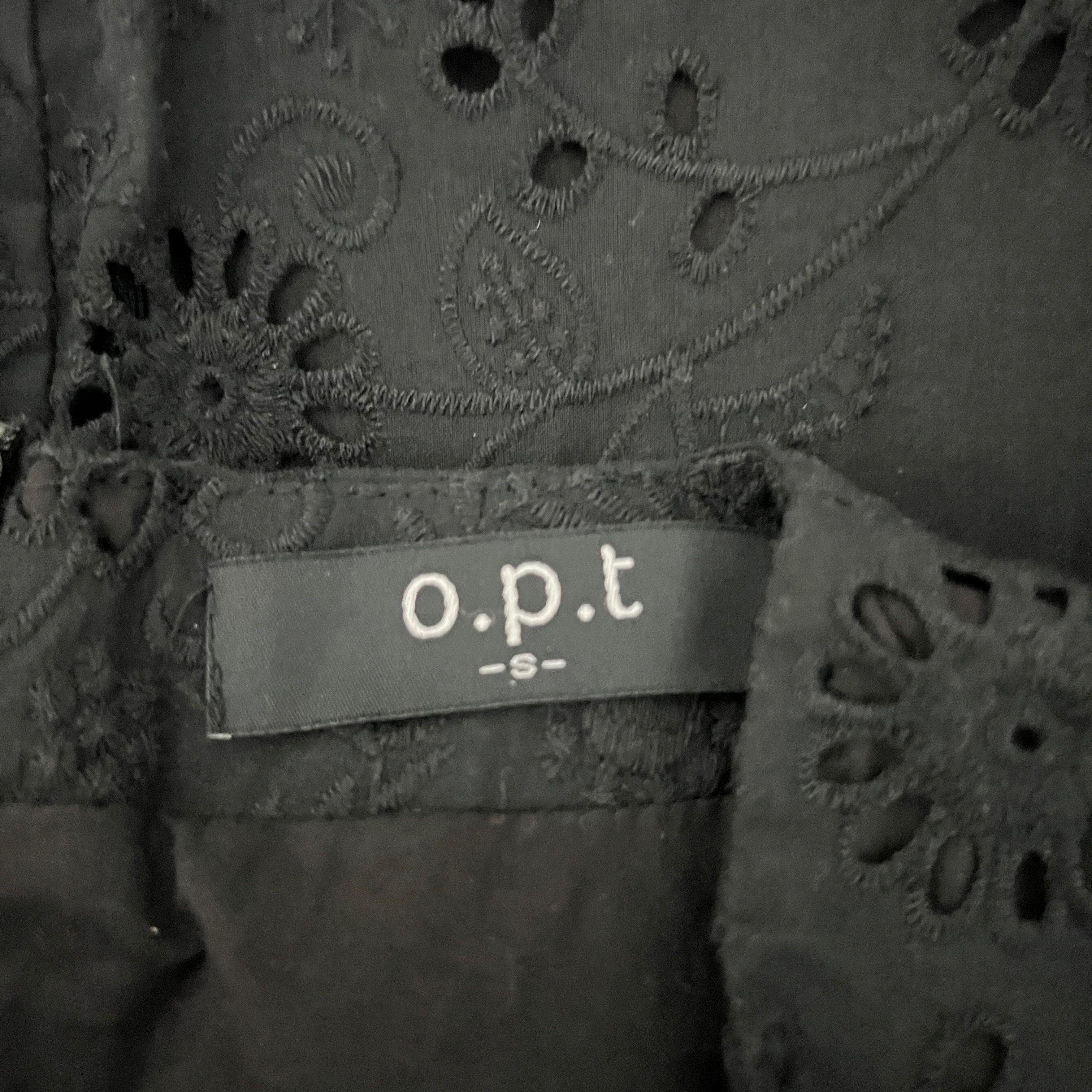 Other O.P.T Cotton Eyelet Lace V Neck Puff Size S / US 4 / IT 40 - 2 Thumbnail