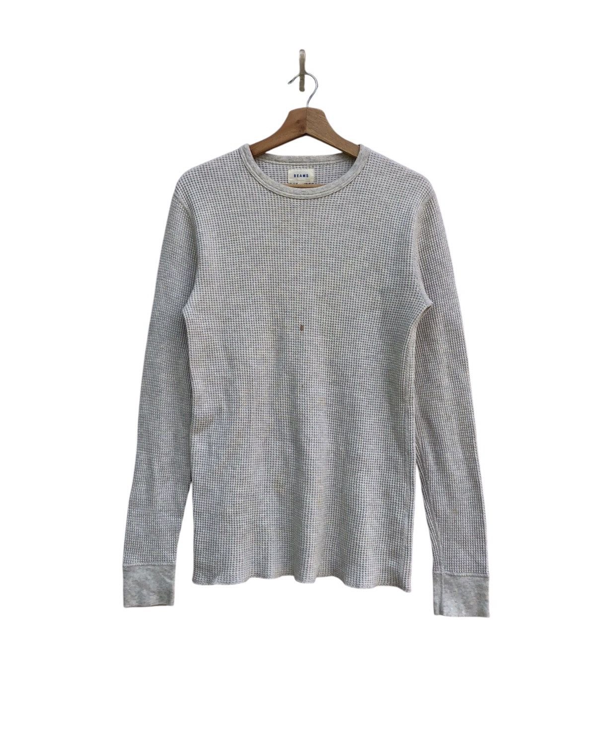 Beams Plus Beams Knitted Longsleeve Tshirt Size US M / EU 48-50 / 2 - 1 Thumbnail
