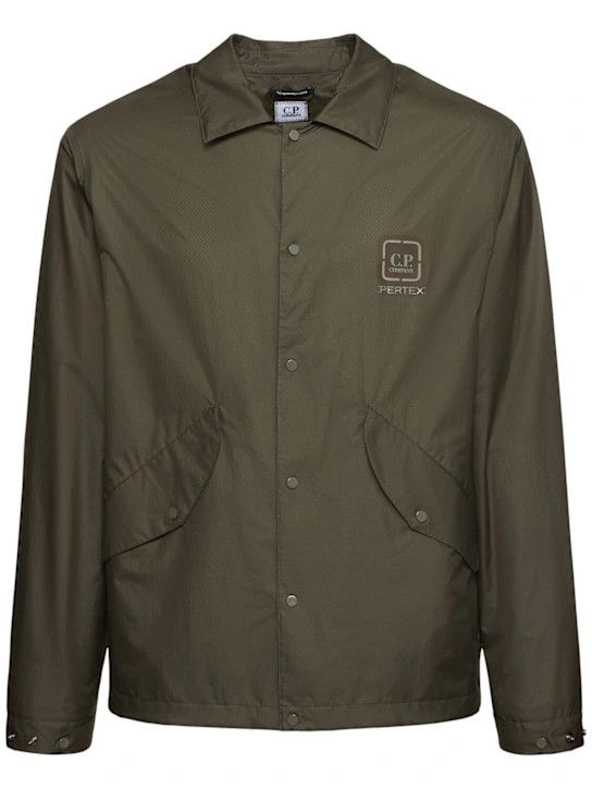 C.P. Company o1lsvrm0425 Metropolis Pertex Overshirt in Green Size US S / EU 44-46 / 1 - 1 Thumbnail