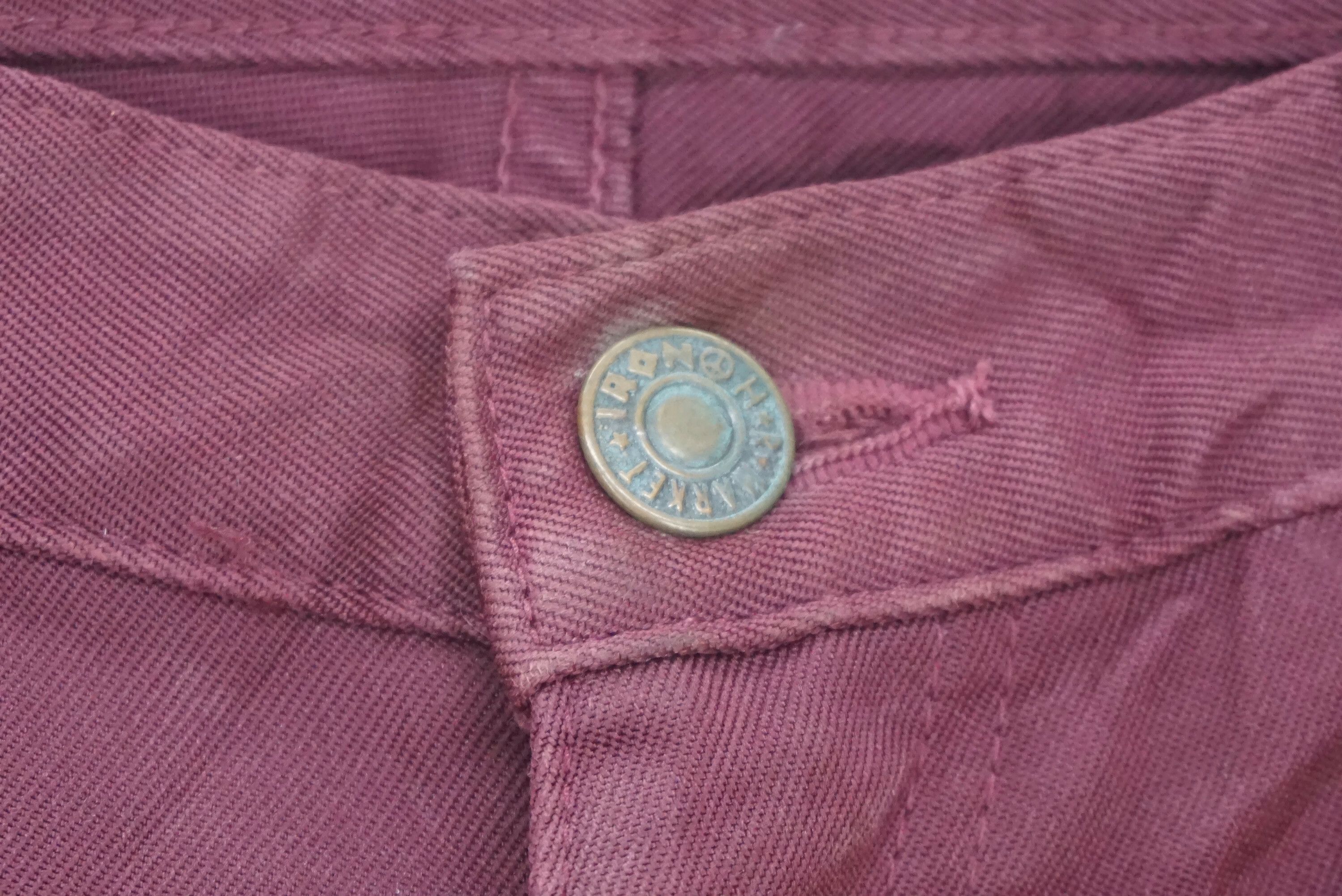 HOLLYWOOD RANCH MARKET Iron by HR Market Blue Blue Jeans Size W32xL29.5 Low Rise Size US 32 / EU 48 - 5 Thumbnail