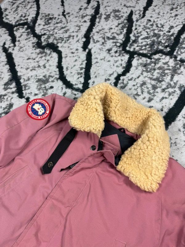 Canada Goose Canada Goose Aunt Sherpa Parka Air Force Pink XS Logo Size XS / US 0-2 / IT 36-38 - 3 Thumbnail
