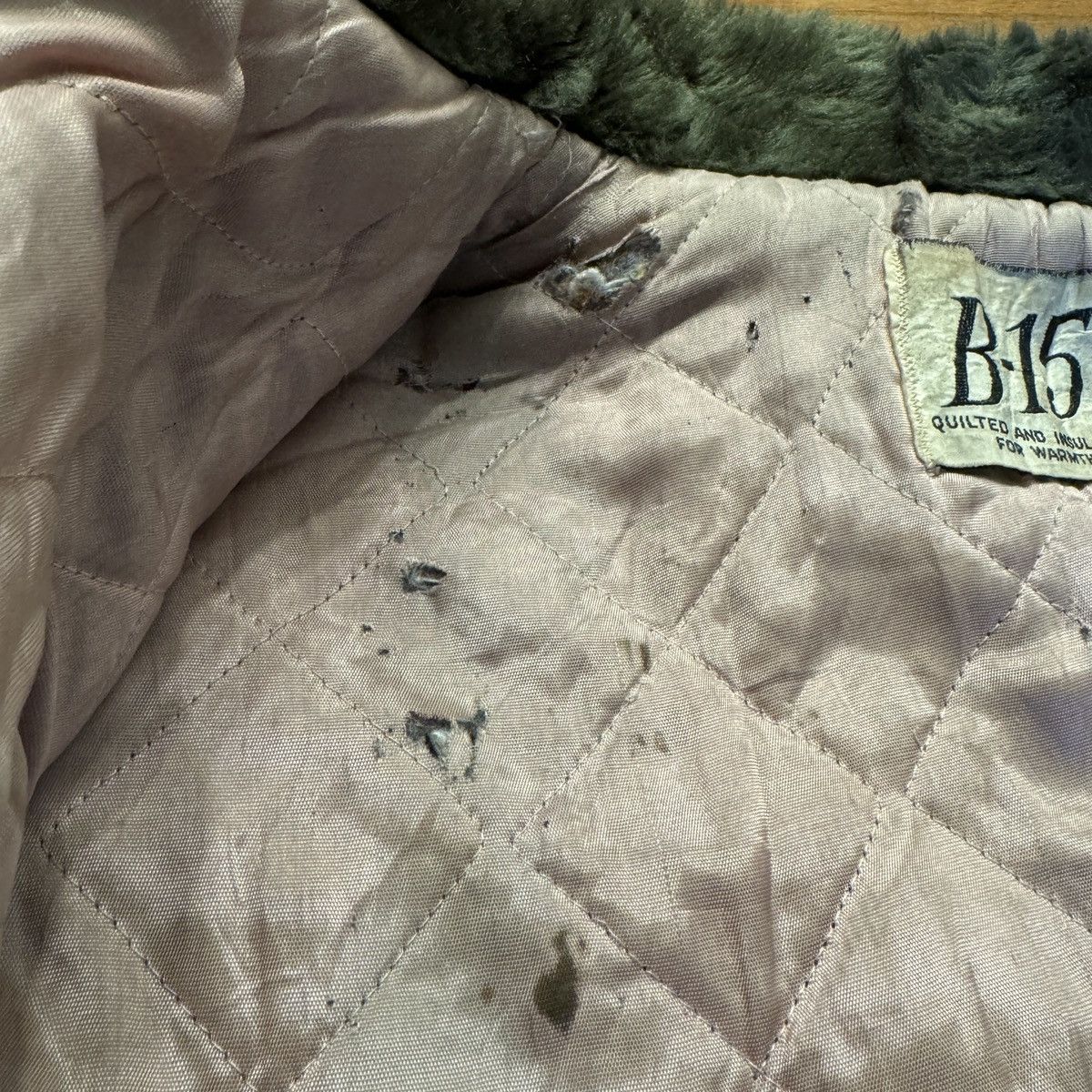 Vintage B-15 Vintage Cotton Flight Jacket Size US M / EU 48-50 / 2 - 5 Thumbnail