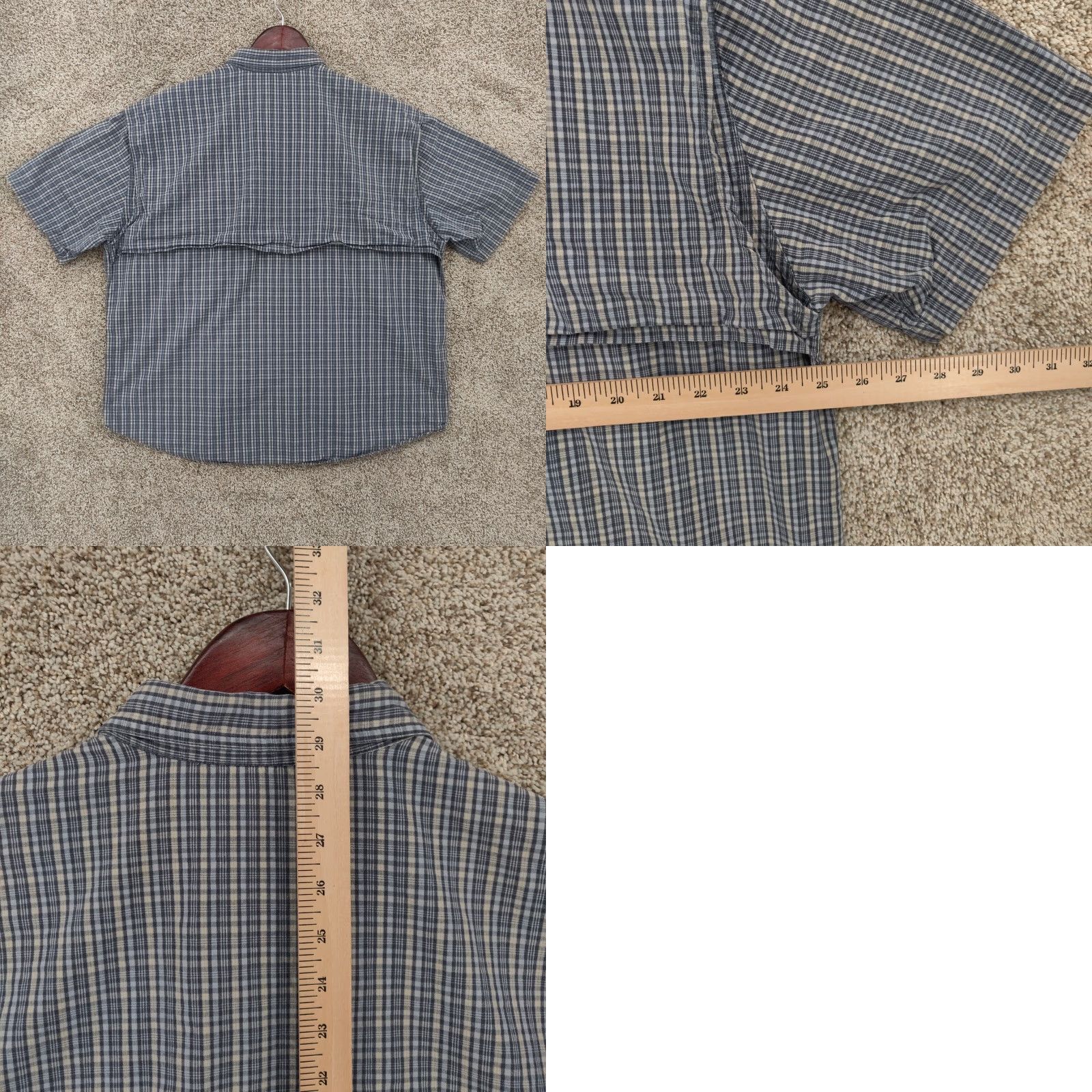 Vintage Woolrich Shirt Mens XL Plaid Short Sleeve Button Outdoor Hiking Fishing Vented Size US XL / EU 56 / 4 - 8 Thumbnail