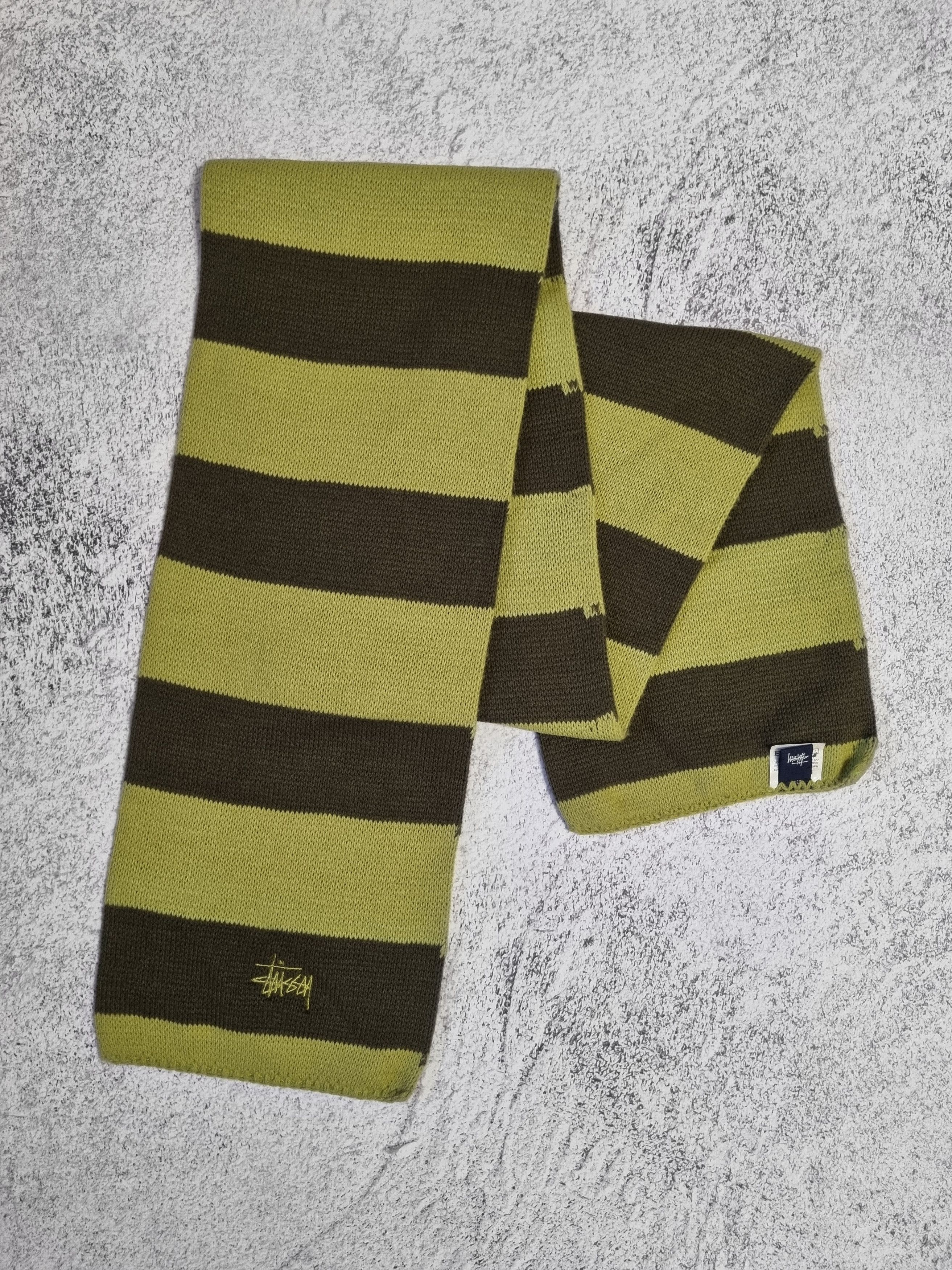 Stussy Stussy Vintage Striped Scarf Made in USA Size ONE SIZE - 2 Thumbnail
