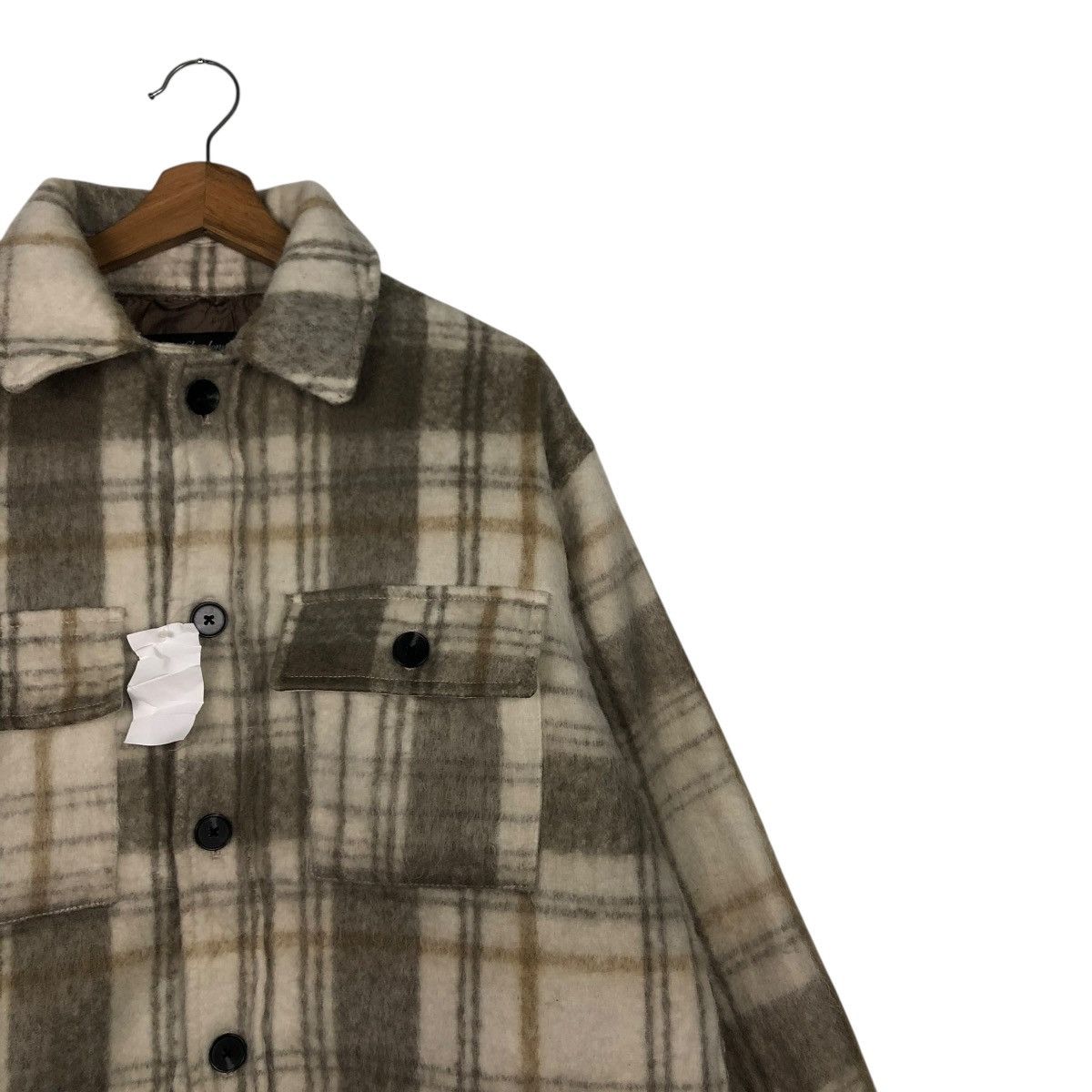 Japanese Brand 🔥VINTAGE WOOL FLANNEL JACKET LOUIS CHAVLON ISSEY MIYAKE Size US M / EU 48-50 / 2 - 8 Thumbnail