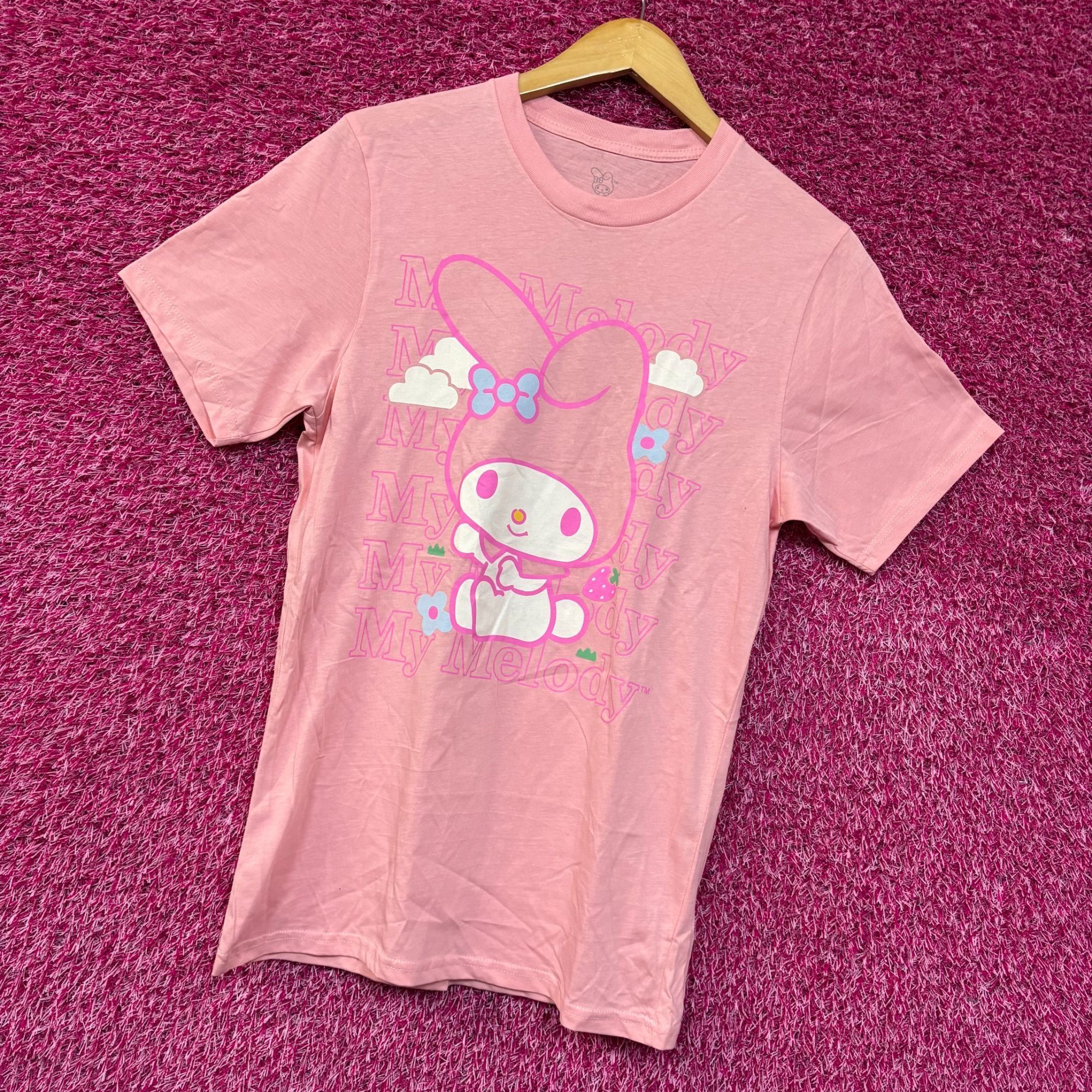 Other My Melody Kawaii Strawberry Fields Forever Sanrio T-Shirt Ex Size XS / US 0-2 / IT 36-38 - 3 Thumbnail