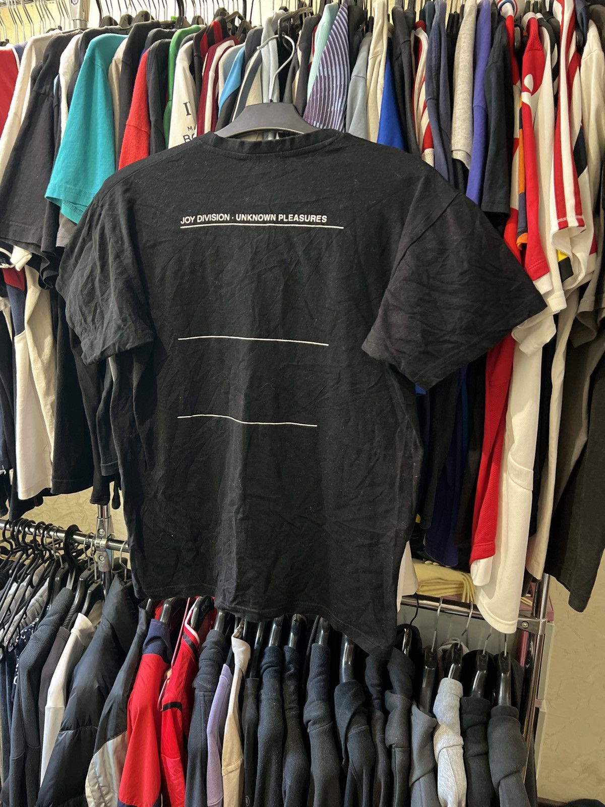 Band Tees VINTAGE JOY DIVISION UNKNOWN PLEASURES BAND ROCK TOUR TEE Size US M / EU 48-50 / 2 - 6 Thumbnail
