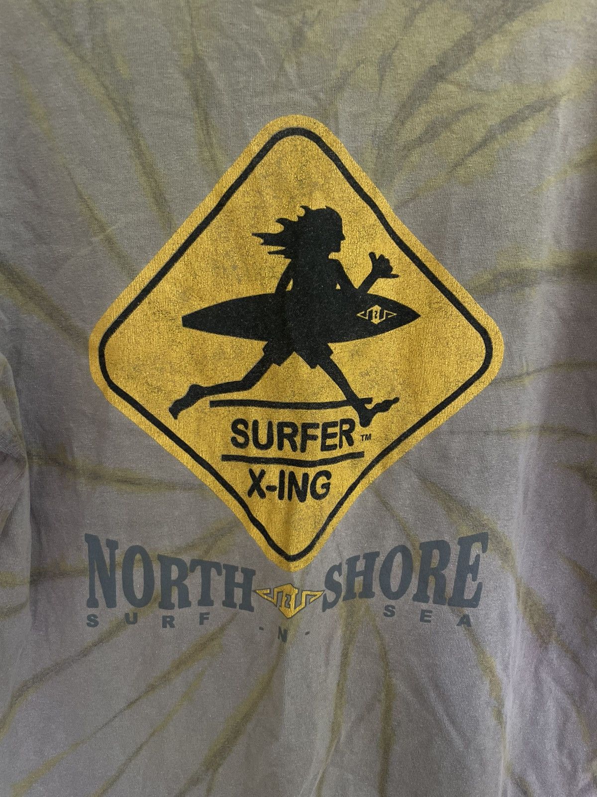 Vintage Vintage North Shore Surfer X-ing t shirt Size US M / EU 48-50 / 2 - 4 Thumbnail