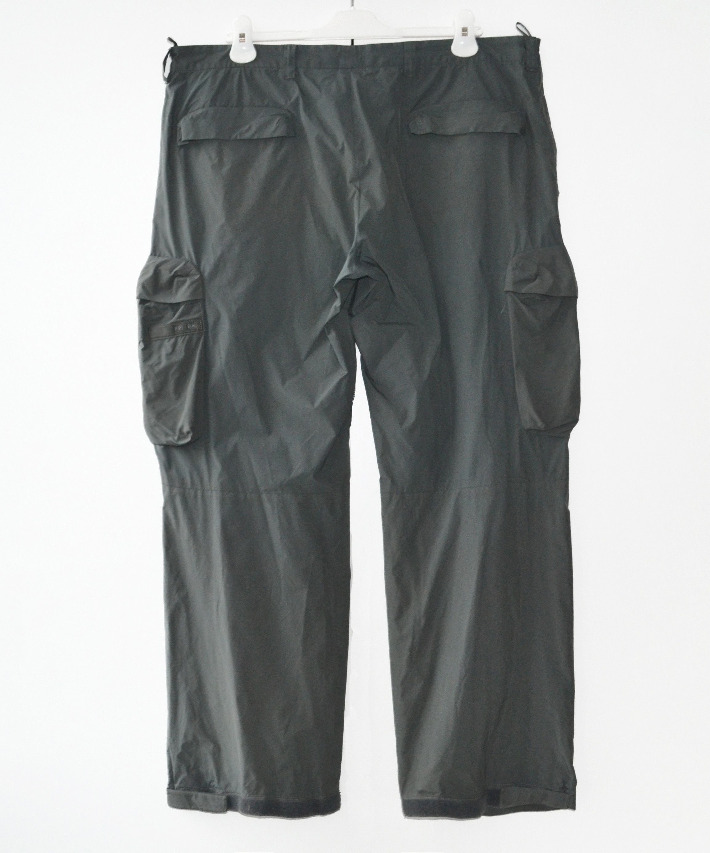 Prada 🔴 PRADA Cargo Pants Nylon Khaki Green Vintage Transformer Size US 40 / EU 56 - 5 Thumbnail