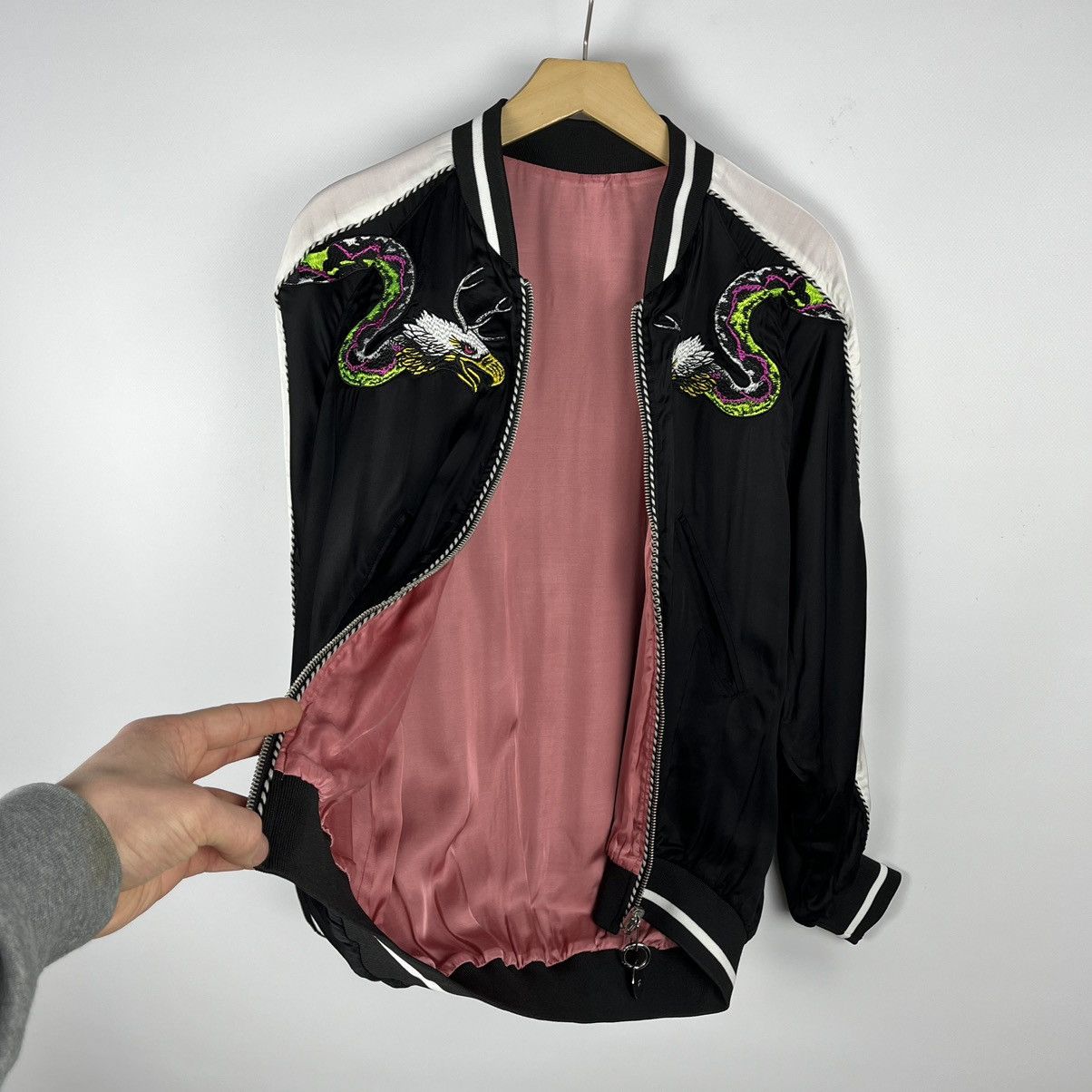 Diesel Diesel rare japanese dragon style double-sided bomber jacket Size XS / US 0-2 / IT 36-38 - 7 Thumbnail
