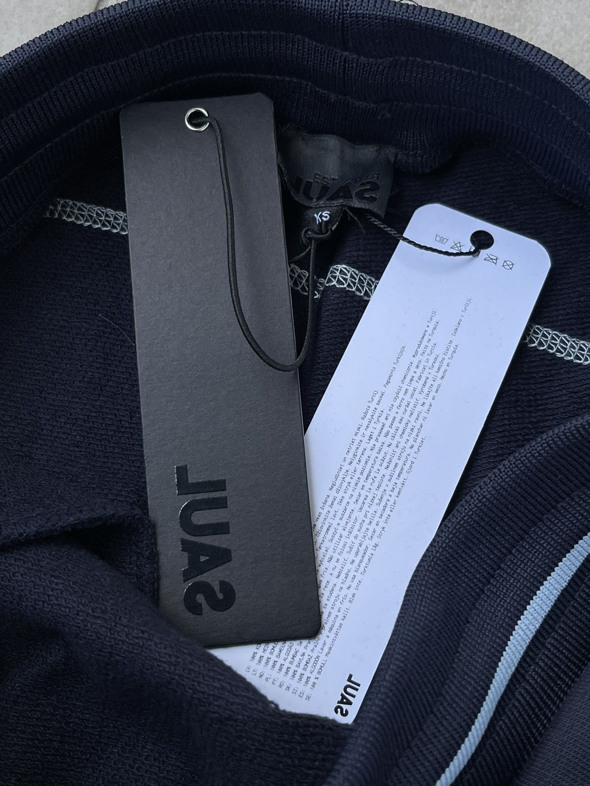 Saul Nash !DS! SS23 Saul Nash Navy Overlock Stitch Lounge Pants Size US 30 / EU 46 - 20 Thumbnail