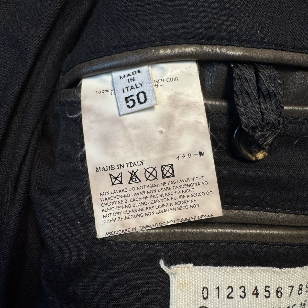 Maison Margiela AW2005 Maison Margiela Leather Blazer Jacket Size US M / EU 48-50 / 2 - 18 Thumbnail