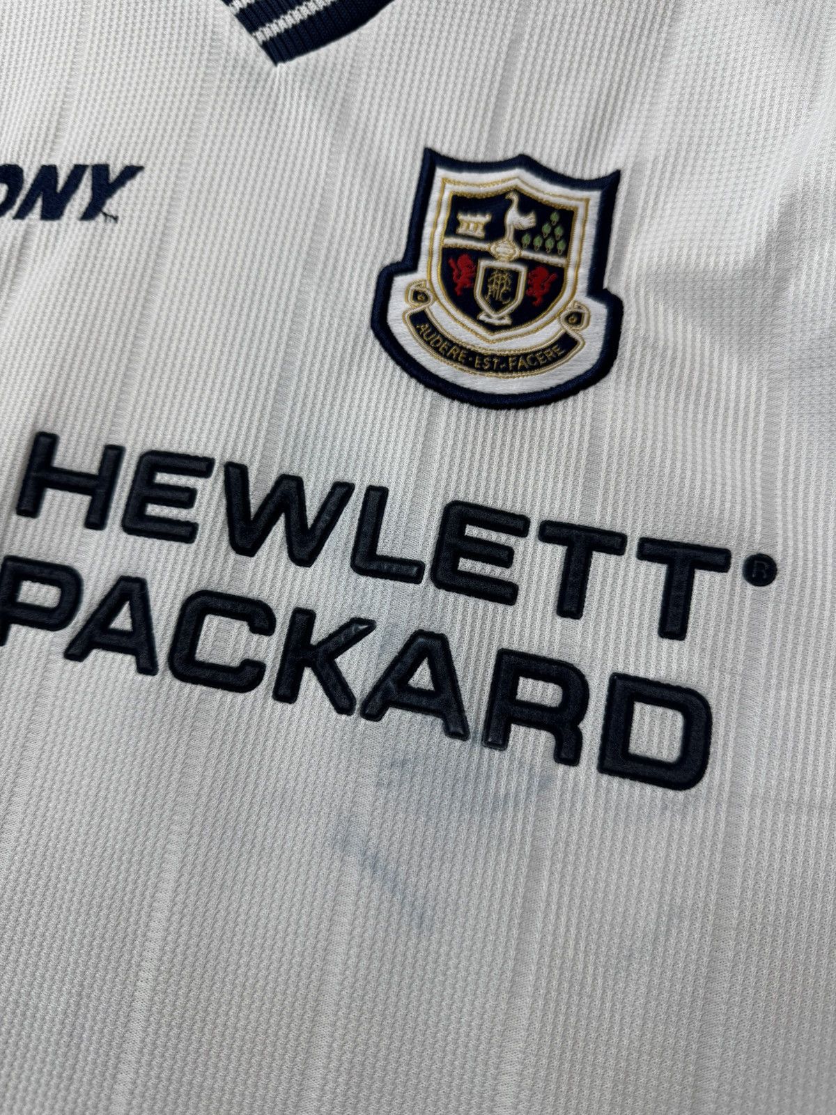 PONY VINTAGE 97-99 TOTTENHAM HOTSPUR HOME JERSEY Size US M / EU 48-50 / 2 - 4 Thumbnail